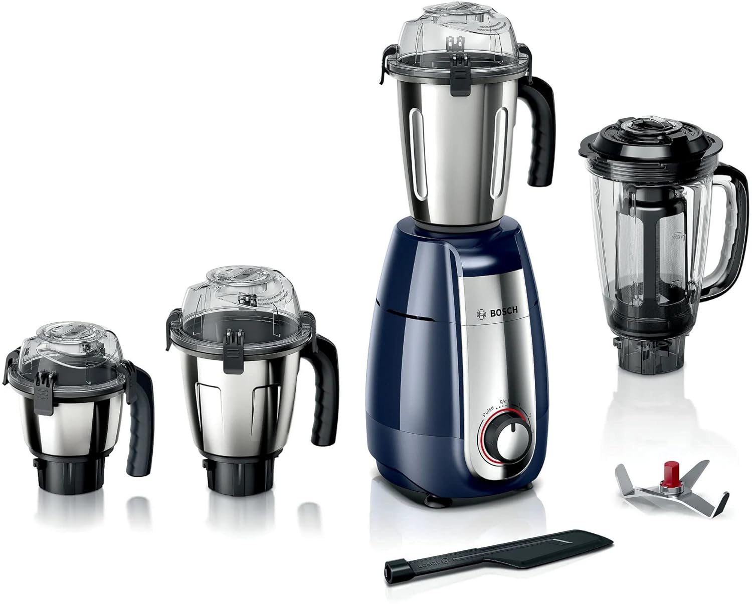 Bosch Appliances TrueMixx Pro Mixer Grinder MGM8642BIN, 750W, 4 Jars, (Black)