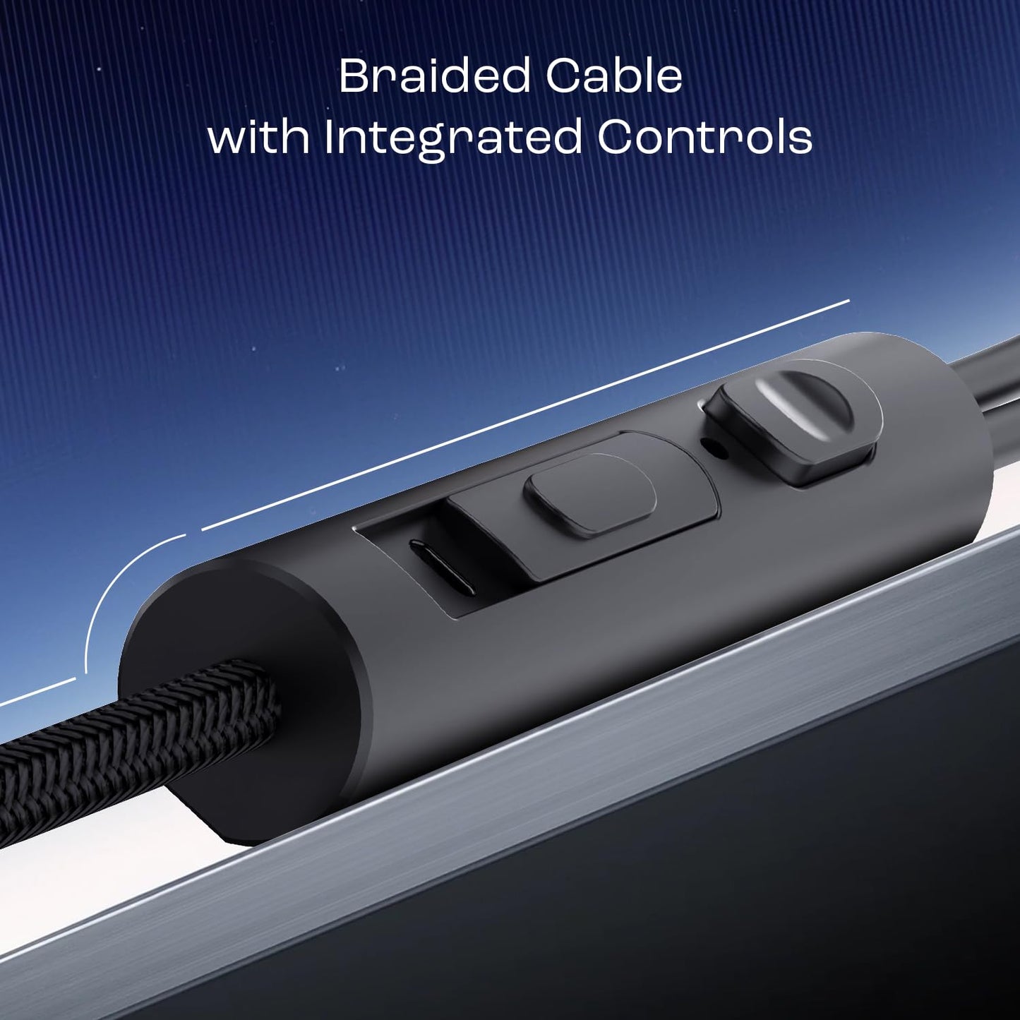 boAt Bassheads 162 V2 Wired in Ear Phones with 10Mm Drivers, Metallic Earbuds, Integrated Controls, in-Line Microphone, Ergonomic Fit, Braided Cable & 3.5Mm Jack(Bold Black)