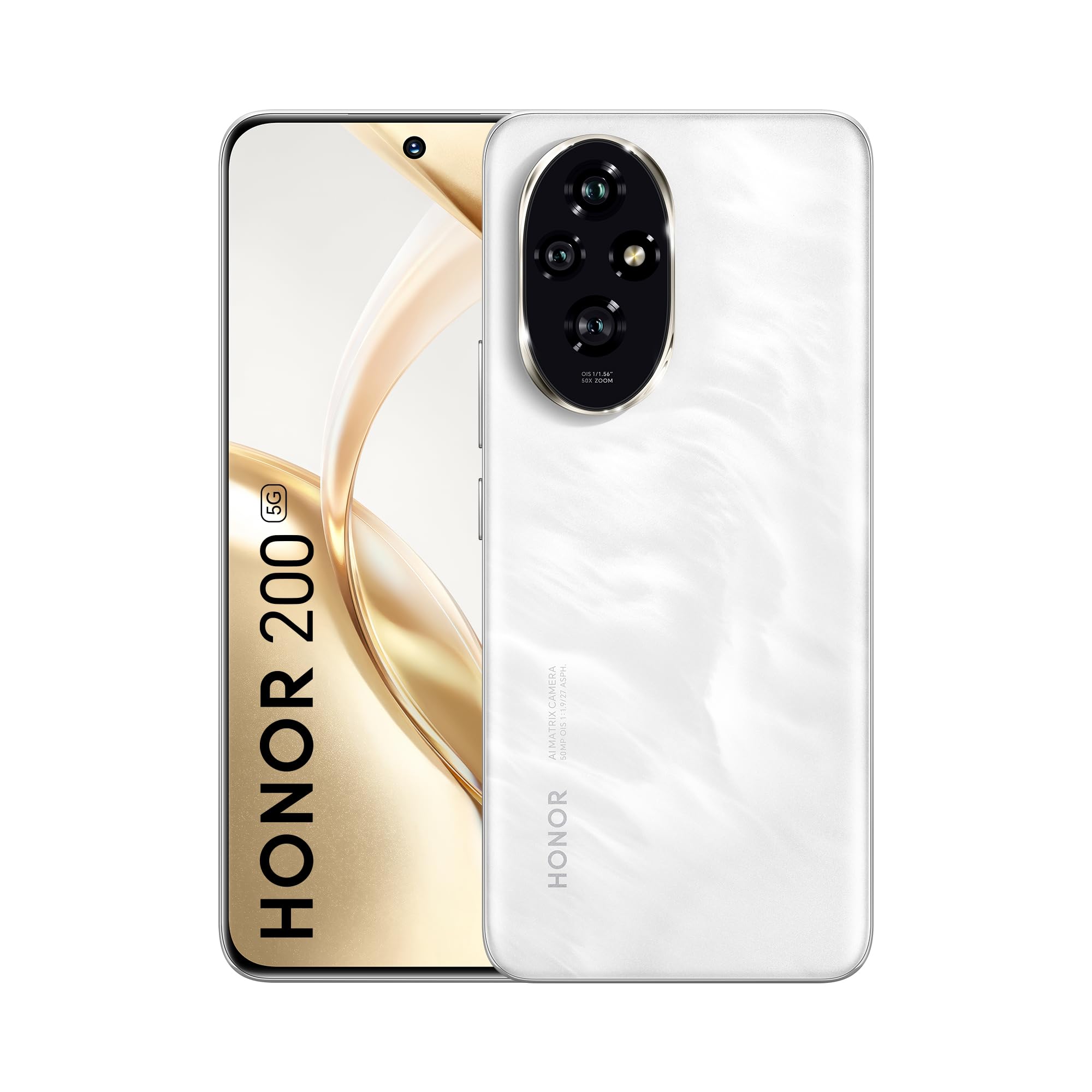 HONOR 200 5G (8GB+256GB, Black) – 50MP+50MP+12MP Triple Camera with Dual OIS | 50MP Selfie | Quad-Curved AMOLED Display | AI-Powered MagicOS 9.0 | Without Charger