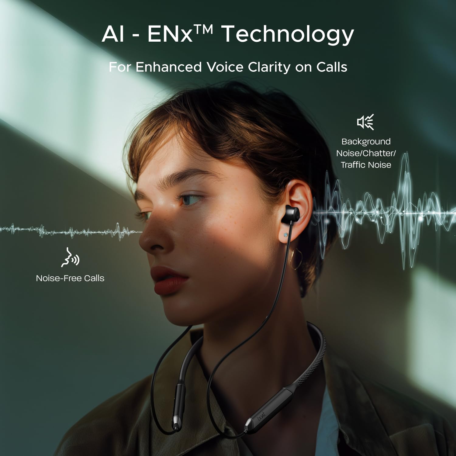 boAt Rockerz 255 Z Plus, AI-Enx Tech, Spatial Audio, 50HRS Battery, Low Latency Mode, Fast Charge, App Support, IPX4 BT V5.3, Bluetooth Neckband, Wireless With Mic In ear Phones (Active/Classic Black)