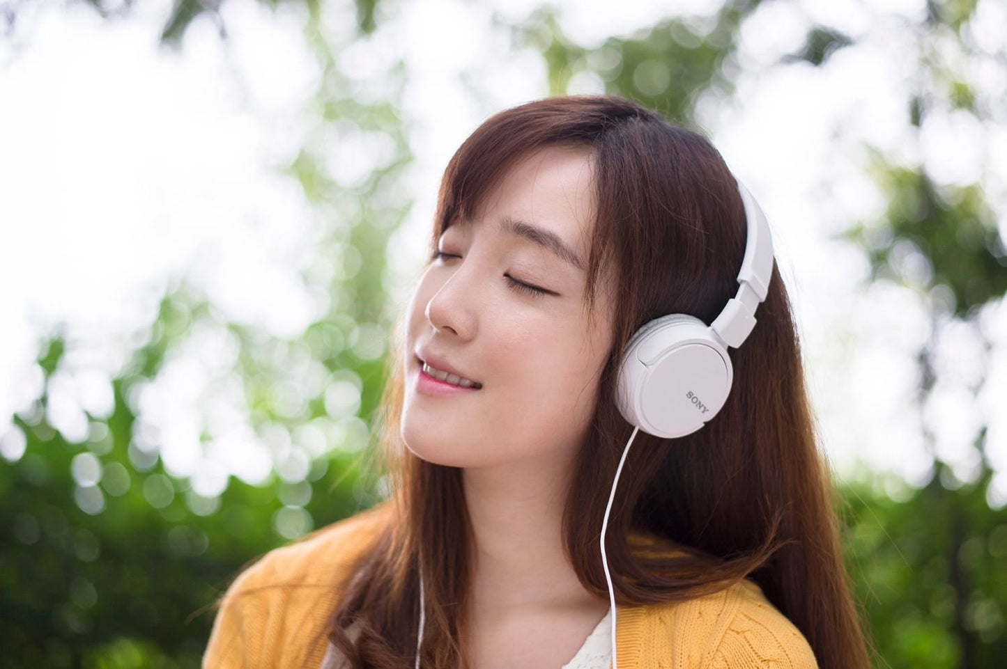 Sony MDR-ZX110A On Ear Stereo Wired Headphones (White), Without Mic