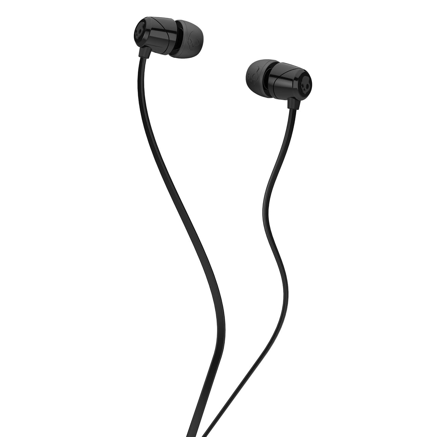 Skullcandy Jib in-Ear Wired Earbuds Without Microphone, Noise Isolating Fit, Call and Track Control, 3.5mm AUX Cable- Black