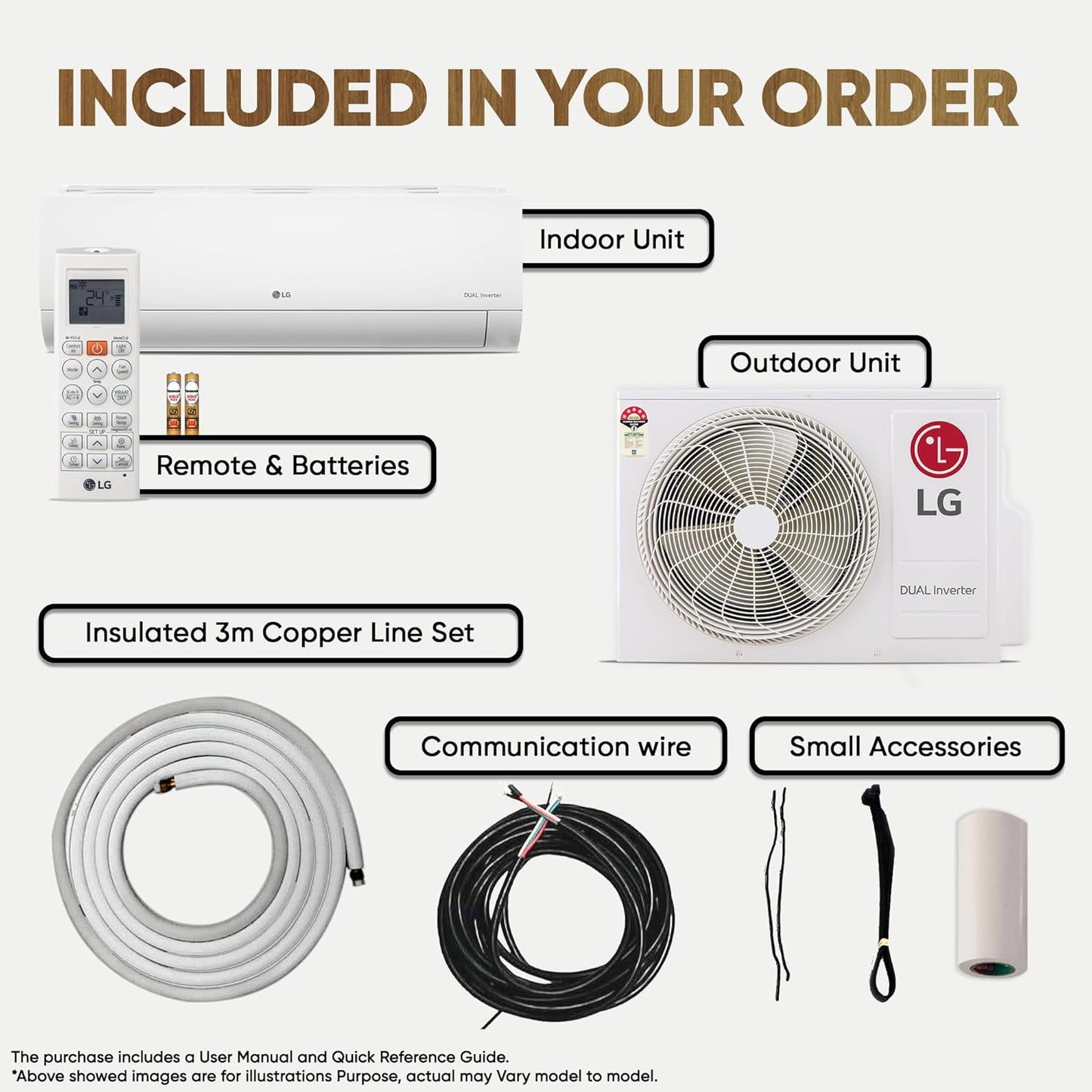 LG 1.5 Ton 5 Star DUAL Inverter Split AC (Copper, AI Convertible 6-in-1, VIRAAT Mode, Faster Cooling & Energy Saving, 4 Way Swing, HD Filter with Anti-Virus Protection, US-Q19YNZE, White)