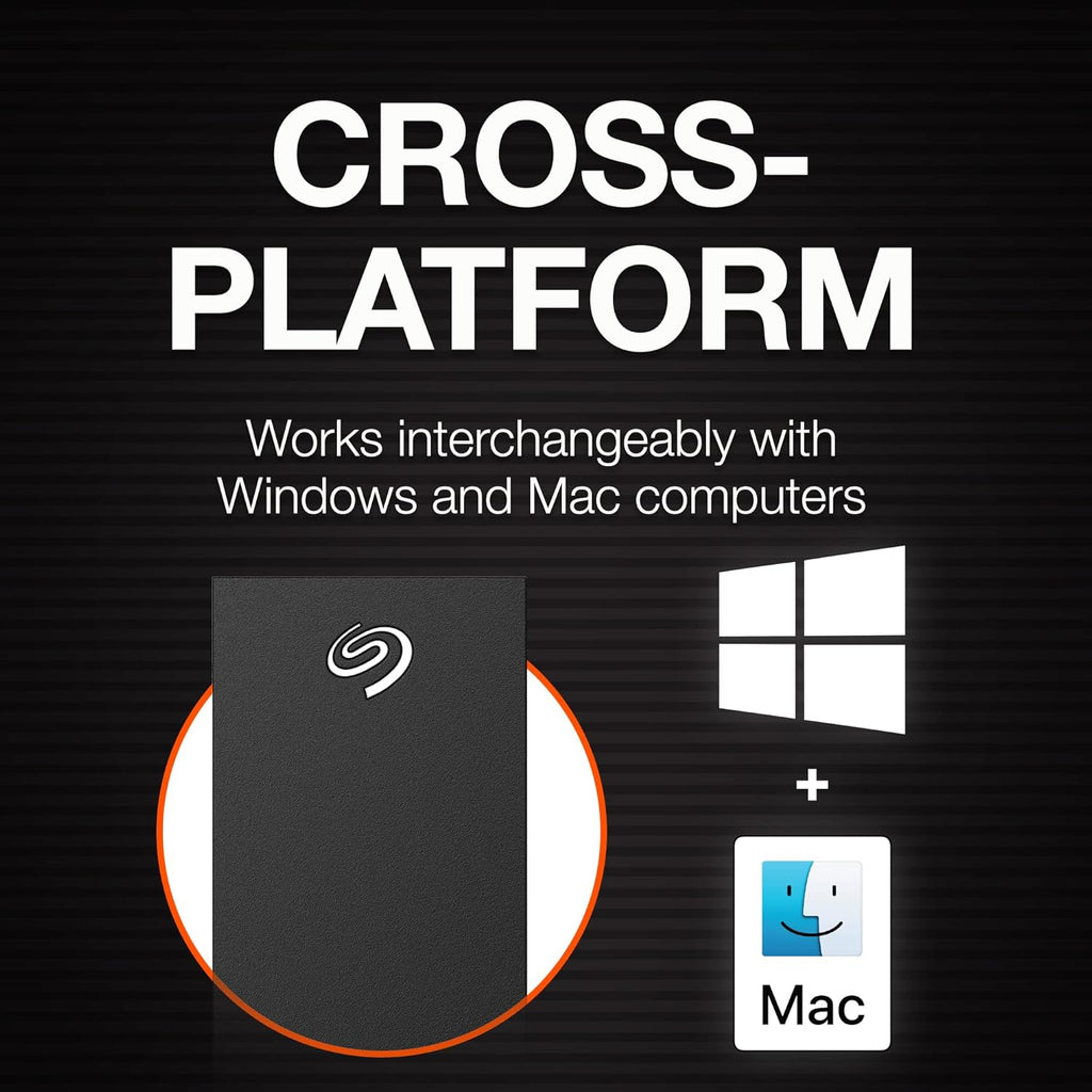 Seagate One Touch Hub 8TB Desktop External HDD USB-C & USB 3.0 Port, with 3 yr Data Recovery Services, for Computer PC Laptop Mac, 6 Month Mylio Create and Dropbox Plan (STLC8000400), Black