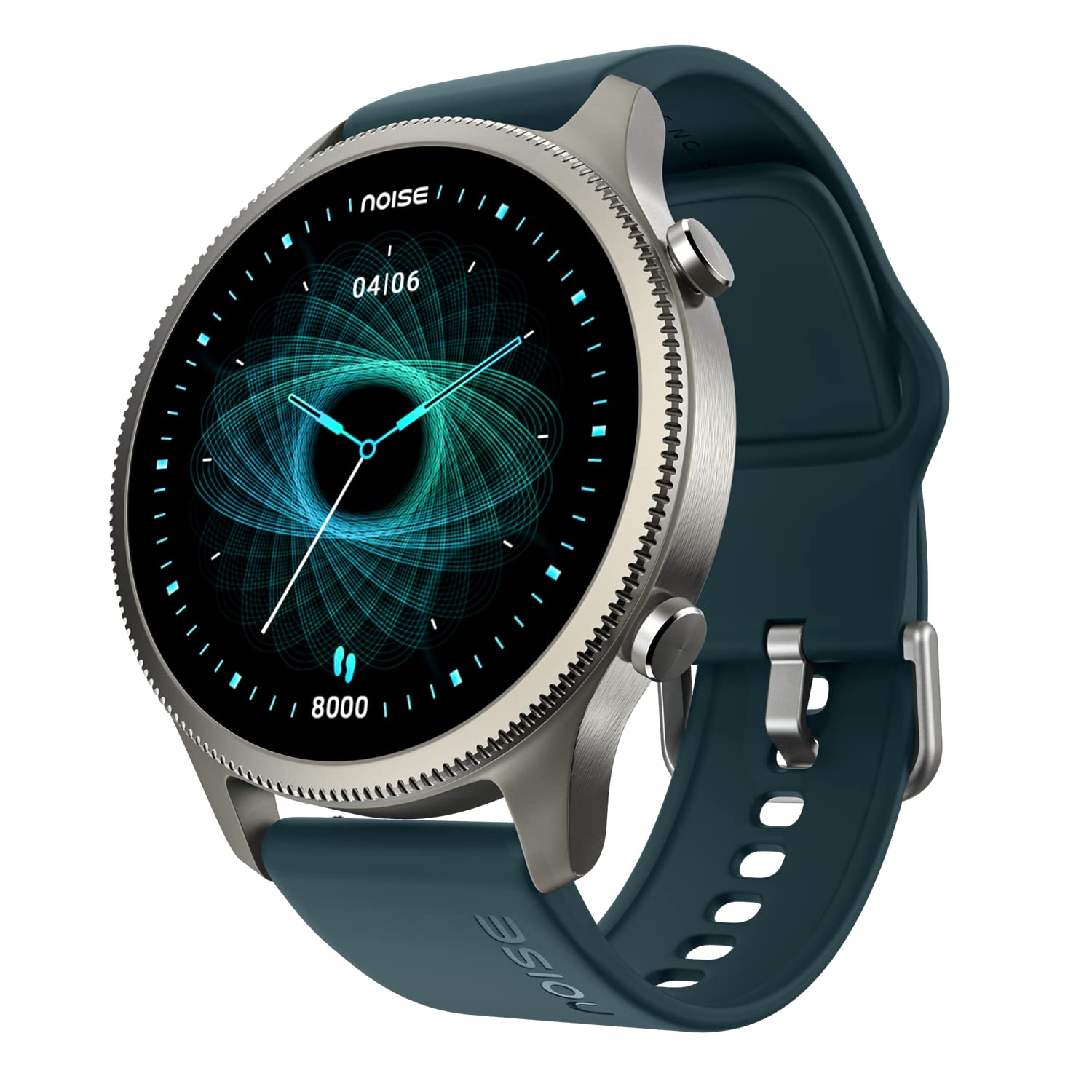 NoiseFit Halo 1.43" AMOLED Display, Bluetooth Calling Round Dial Smart Watch, Premium Metallic Build, Always on Display, Smart Gesture Control, 100 Sports Modes (Vintage Brown)