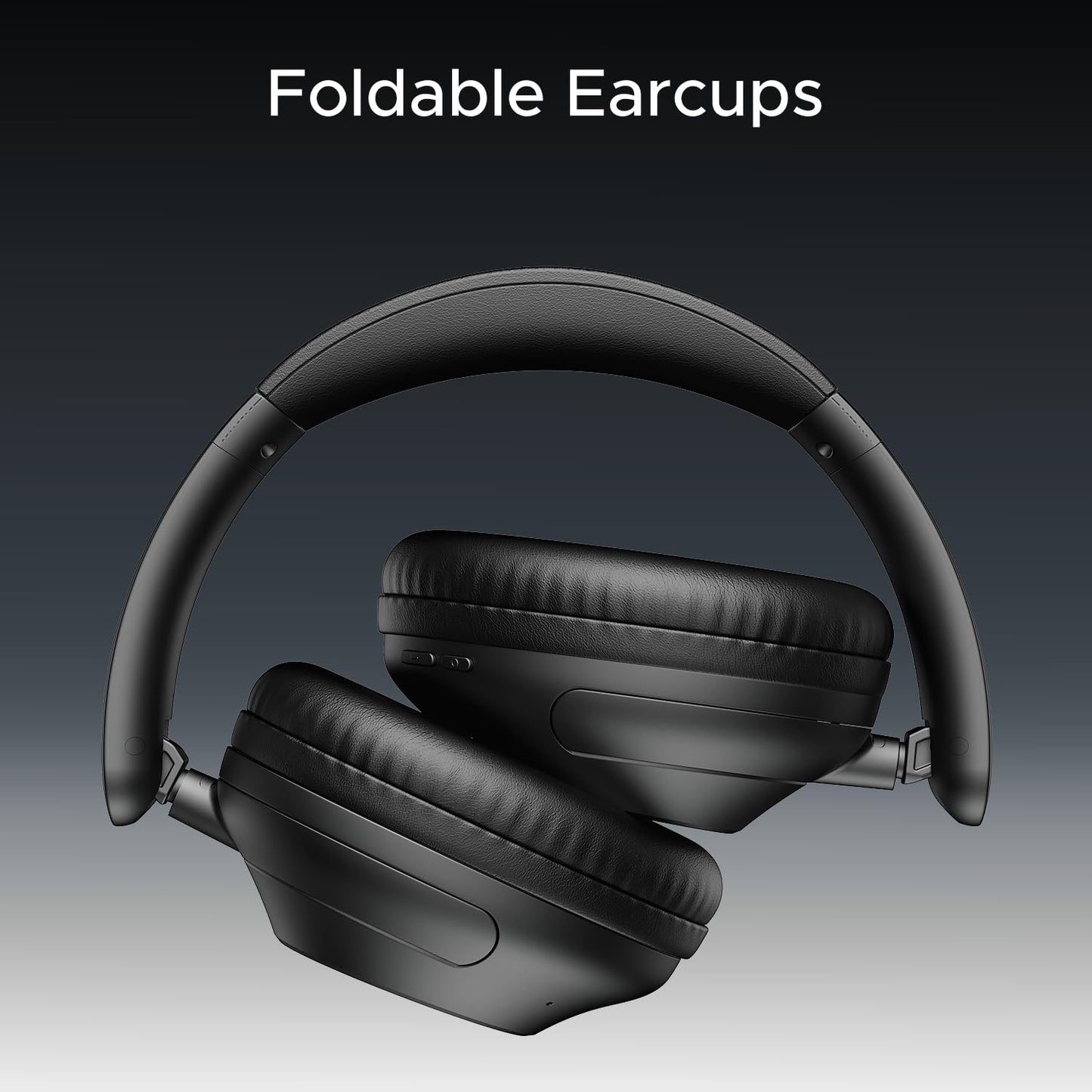 boAt New Launch Rockerz 650 Pro, Touch/Swipe Controls, Dolby Audio, 80Hrs Battery, 2Mics ENx, Fast Charge, App Support, Dual Pair, Bluetooth Over Ear Headphones with Mic (Iris Black)