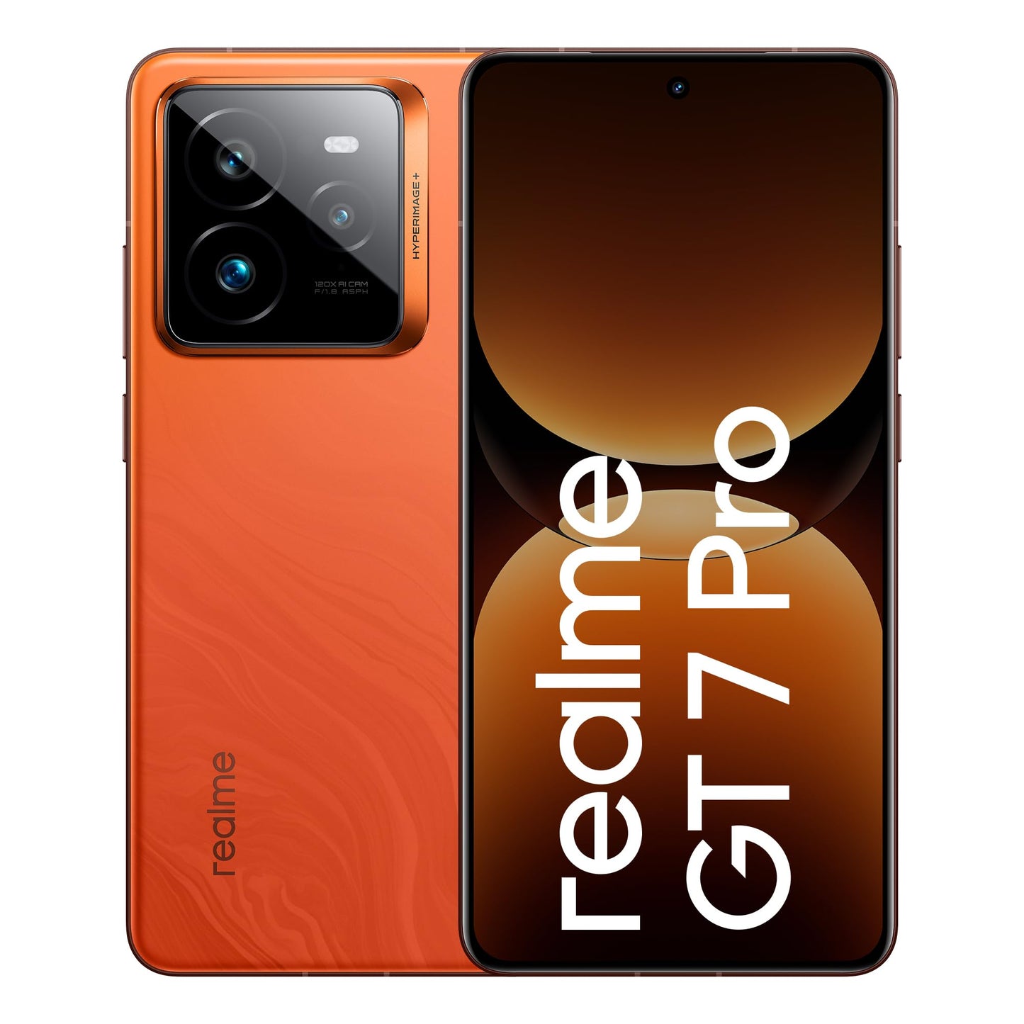 realme GT 7 Pro (Mars Orange,16GB+512GB) |India's First Snapdragon 8 Elite Processor | 3X Periscope Flagship Camera| RealWorld Eco² OLED Plus Display