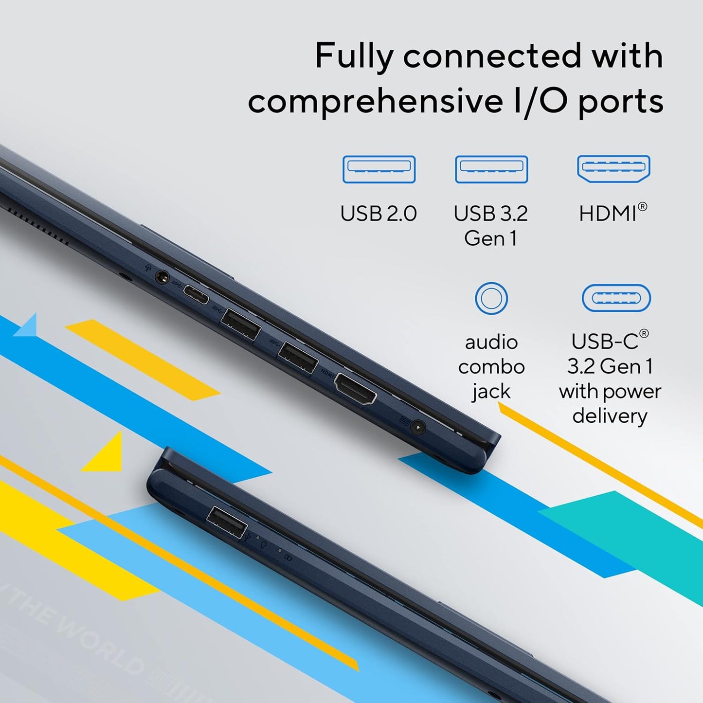 ASUS Vivobook 15, 15.6" FHD (1920 x 1080), Intel Core i3-1315U, (8GB RAM/512GB SSD/Intel UHD iGPU/Windows 11/M365 Basic (1Year)*/Office Home 2024/Quiet Blue/1.7 Kg), X1504VA-NJ3321WS