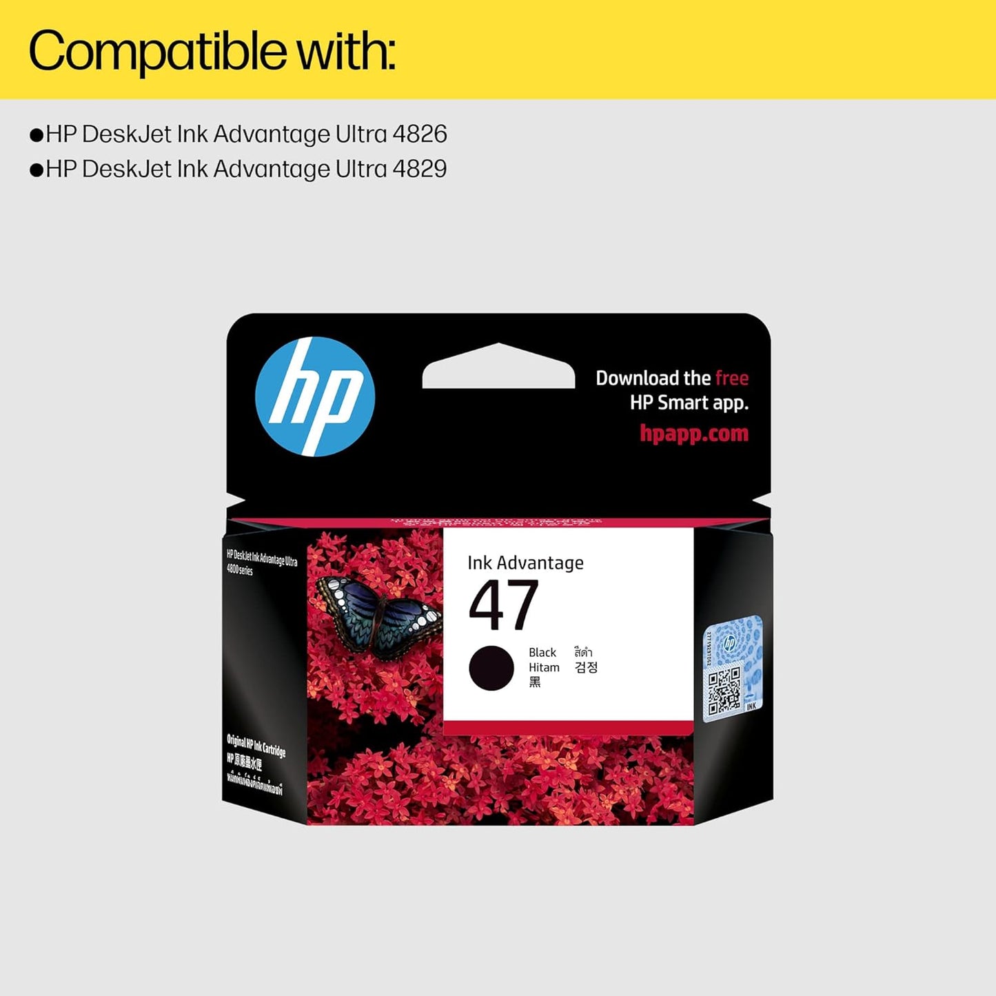 HP 47 Black Original Cartridge