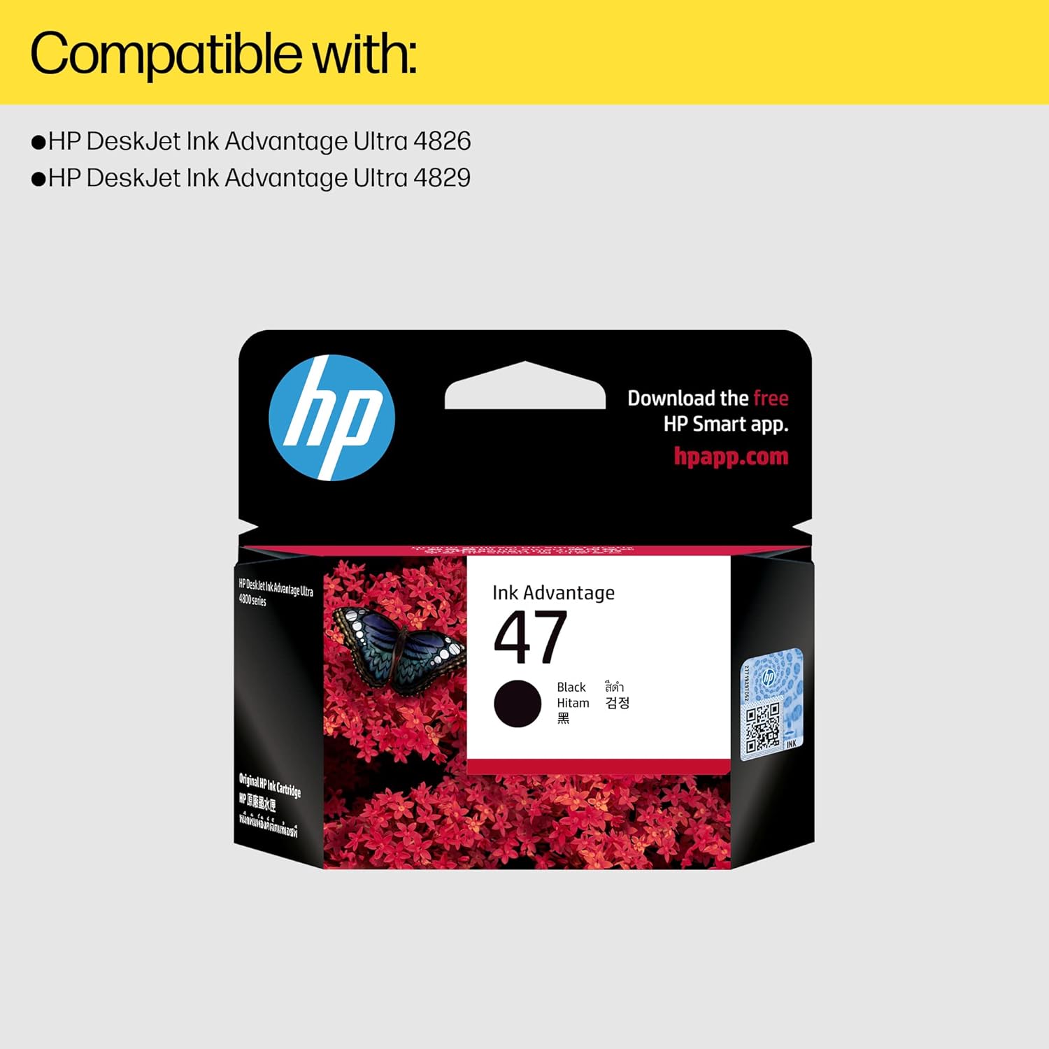 HP 47 Black Original Cartridge