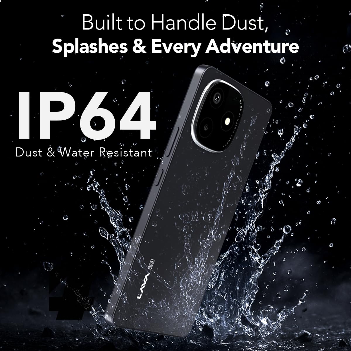 Lava Play Ultra 5G (Arctic Frost, 6+6*GB RAM, 128GB Storage)|MTK D7300 Processor-700K+ Antutu| 6.67" FHD+AMOLED Display | 64MP Camera | UFS 3.1 Storage | 5000mAh Battery-33W fast charging | IP64 Rated