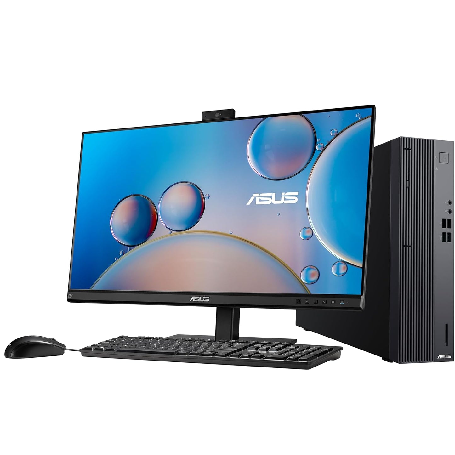 ASUS S500SE, Intel Core i5-14400 Processor 2.5GHz (20M Cache, up to 4.7GHz, 10 cores), Tower PC (8GB RAM/512GB SSD/Windows 11/Office Home/with Wired Keyboard & Mouse/Gray/5 Kg), S500SER-514400009WS