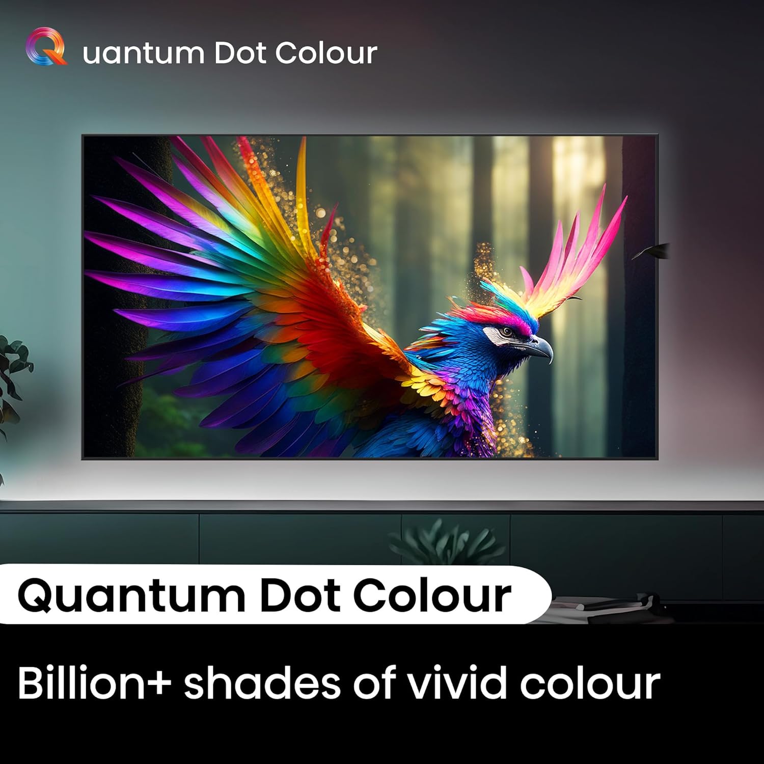 Hisense 139 cm (55 inches) U6N PRO Series 4K Ultra HD Smart QLED Mini LED TV 55U6N PRO (Black)