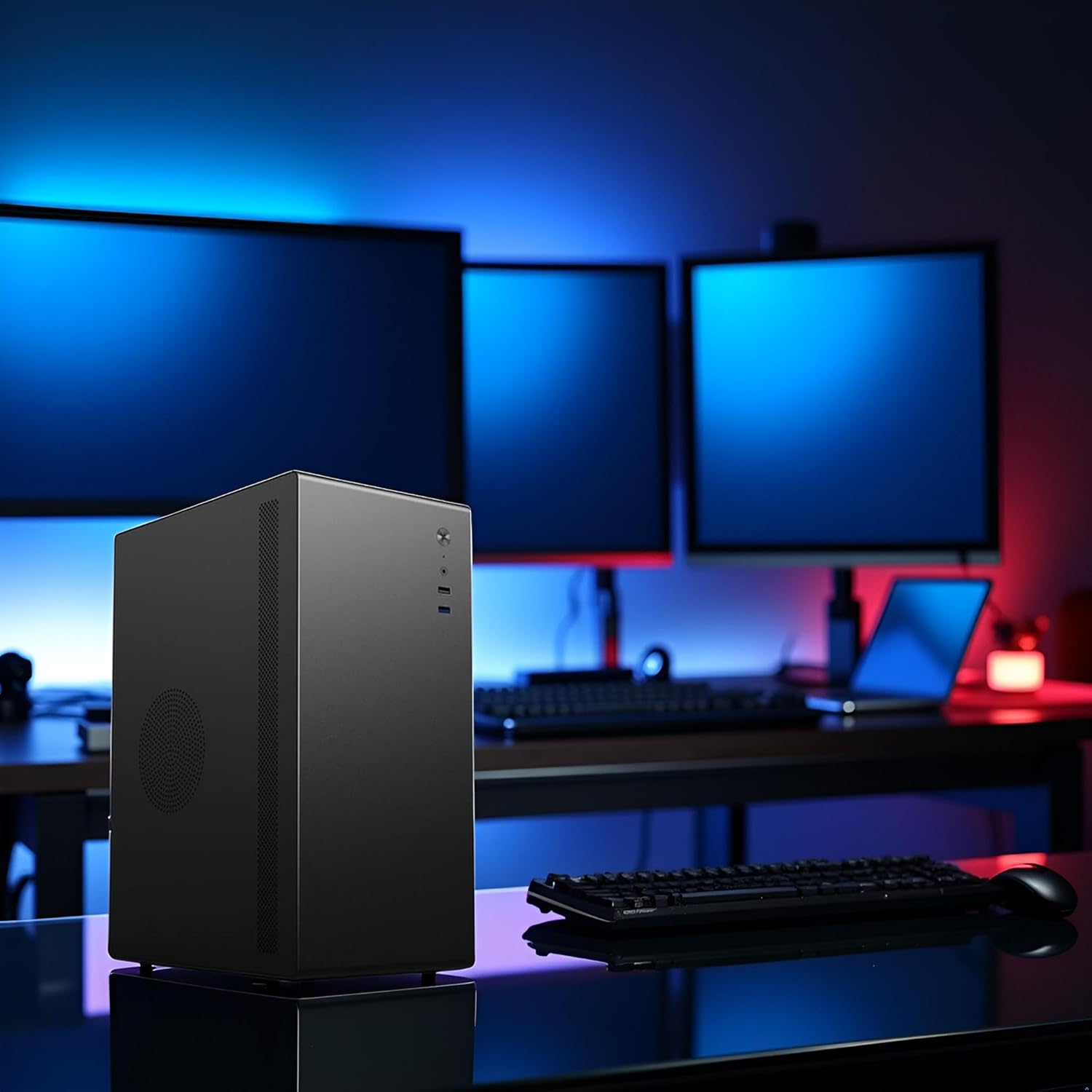 Assembled Desktop CPU with Core i5 4th Gen II Onboard Graphics 4600 II 16GB Ram ddr3 II 256GB SSD II WiFi II Bluetooth II Win 11 Pro II MS Office