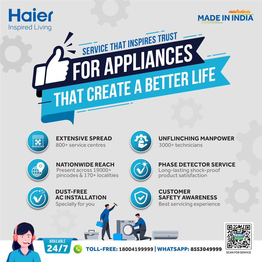 Haier 345 L 3 Star Double Door Frost Free Refrigerator Appliance, Triple Inverter & Dual Fan Technology (HRF-3654PBG-E, Bloom Glass,Glass Door, Convertible, 2022 Model)