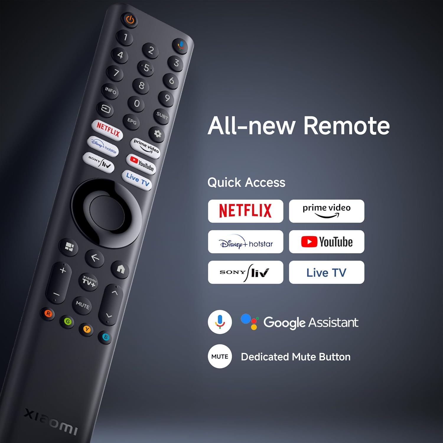 Xiaomi 138 cm (55 inch) X Ultra HD 4K Smart Google LED TV L55MB-AIN