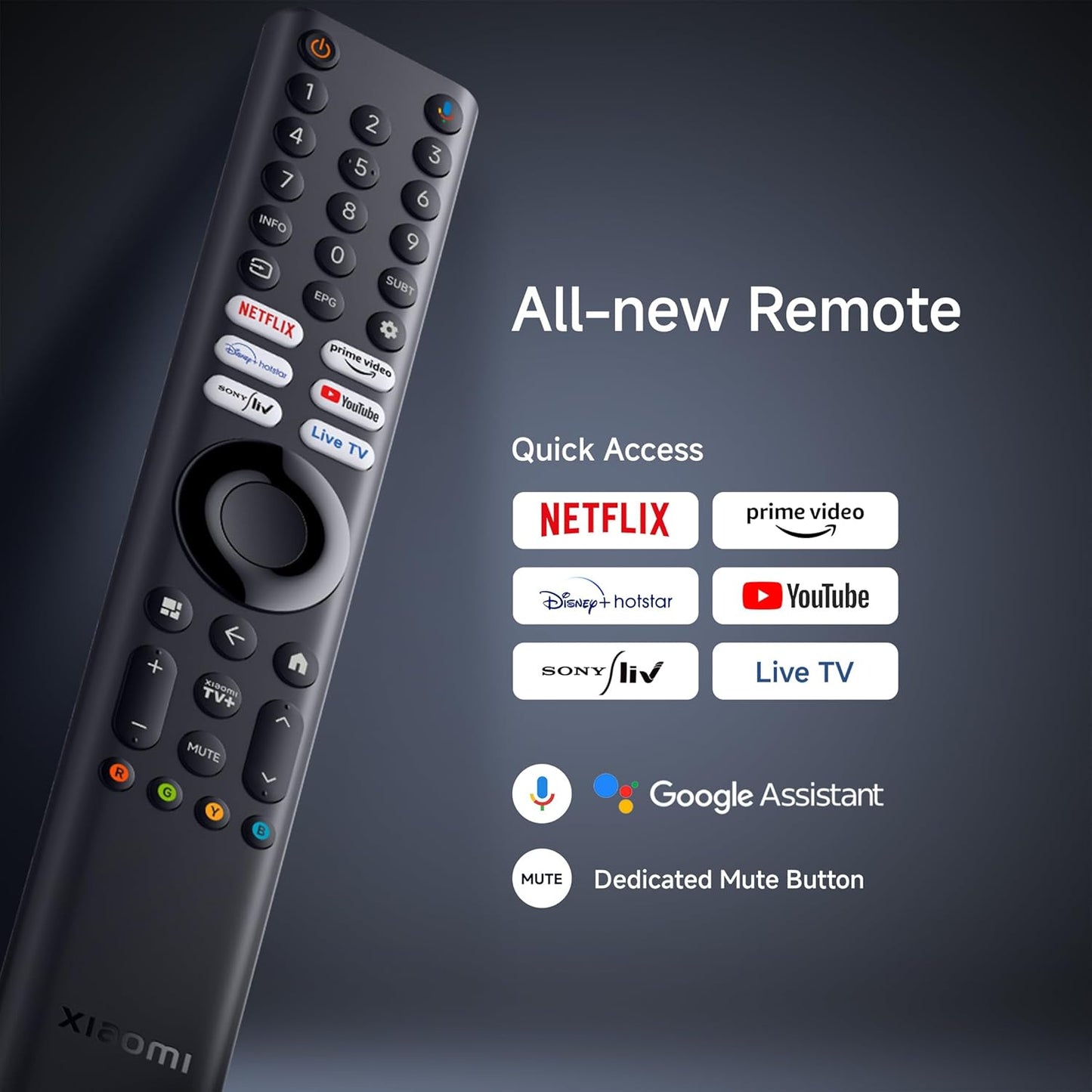 Xiaomi 108 cm (43 inch) X Ultra HD 4K Smart Google LED TV L43MB-AIN