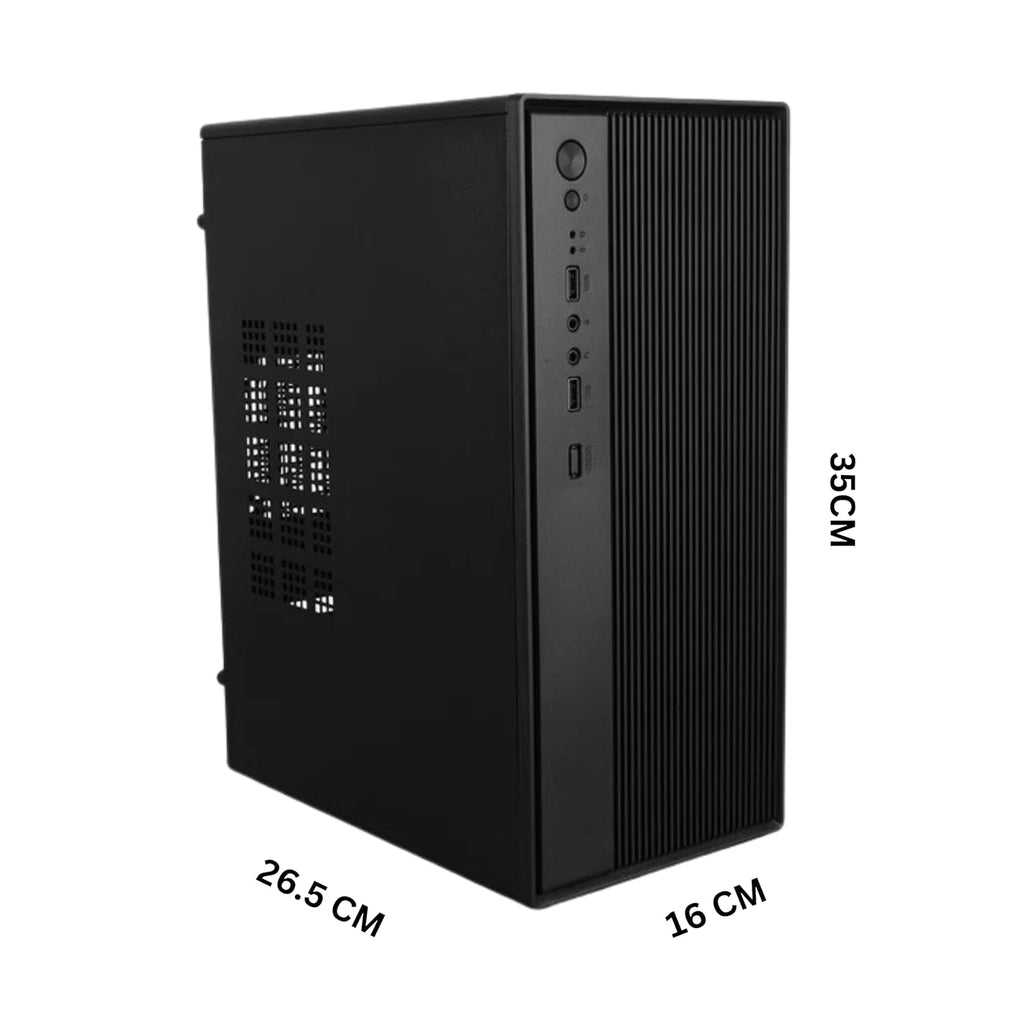 TECNICO Office Desktop Computer Set with 20-inch Monitor, Core i5 4th Gen, 8GB RAM, 256GB SSD, Windows