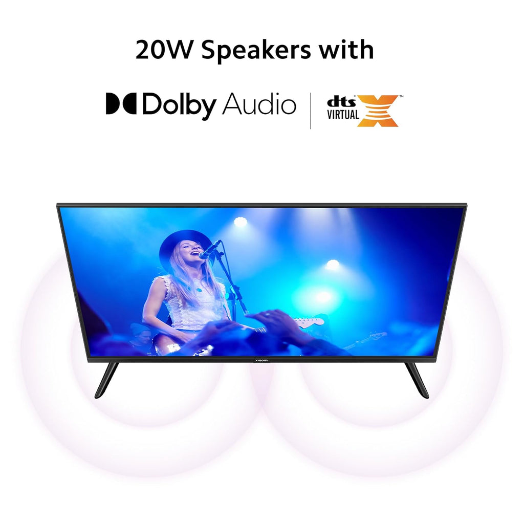 Xiaomi MI Smart TV A 80 cm (32) HD Ready Smart Google LED TV L32MA-AIN (Black)