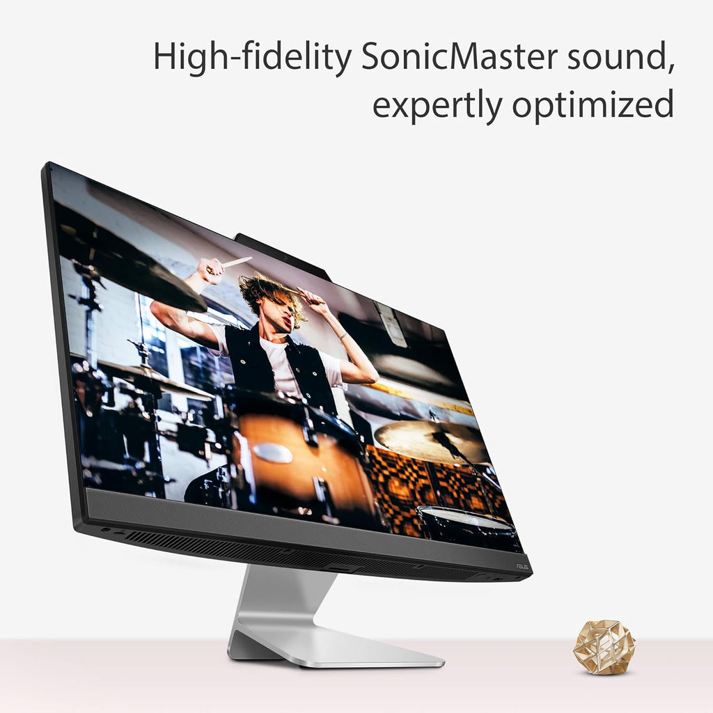 ASUS A3402, 23.8" FHD, 13th Gen, Intel Core i5-1335U, All-in-One PC (8GB RAM/512GB SSD/Windows 11/Office 2021/Black/5.4 Kg) with Wireless Black Keyboard & Mouse, 3 Years Warranty, A3402WVA-BPC002WS