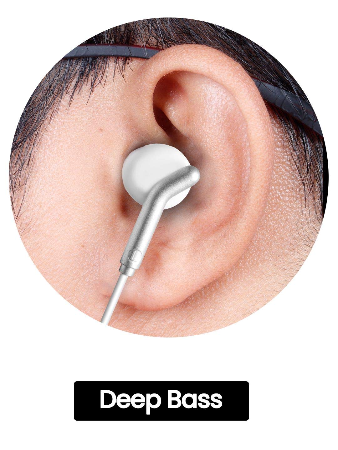 ZEBRONICS Zeb-Bro Wired Earphone (White)