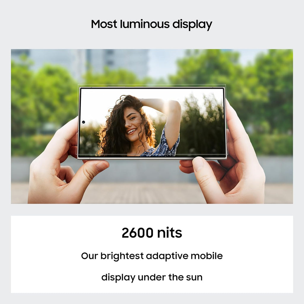Samsung Galaxy S24 Ultra 5G AI Smartphone with Galaxy AI (Titanium Violet, 12GB, 256GB Storage), Snapdragon 8 Gen 3, 200 MP Camera with ProVisual Engine and 5000mAh Battery