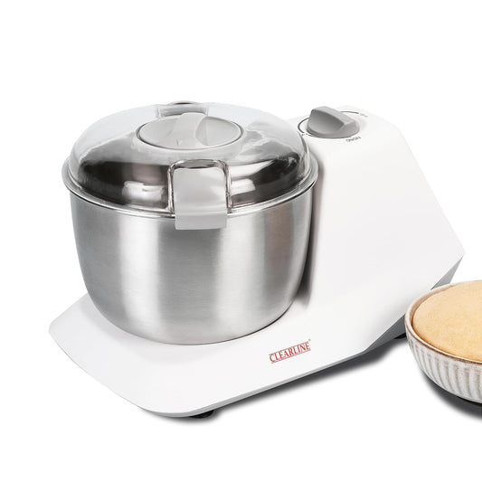 Clearline Automatic Electric Atta Kneader Dough Maker with Stainless Steel, Smart Atta Kneader Mixer and Dough Kneader Machine, Dough Mixer Machine with 650 Watts Power