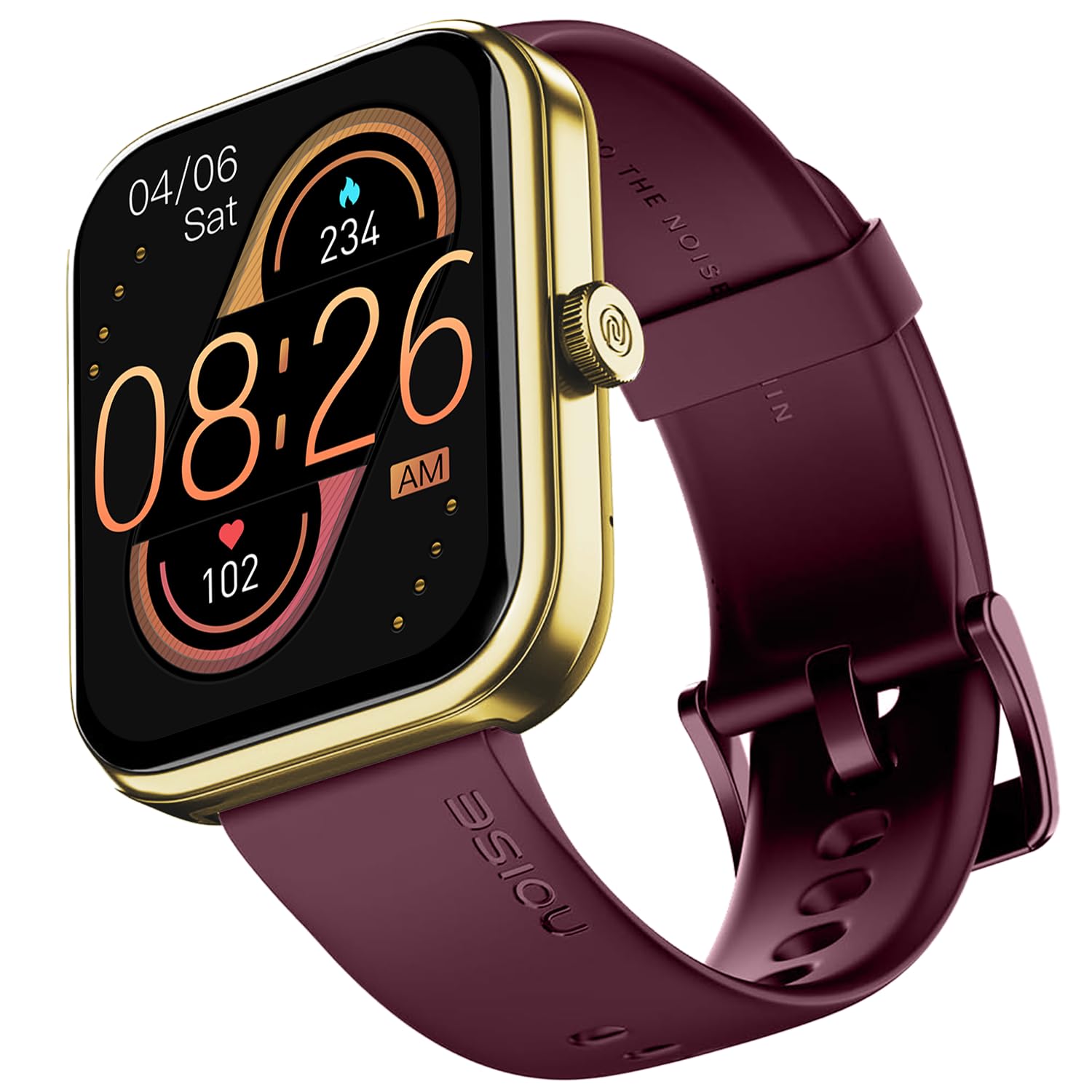 Noise ColorFit Pulse 3 with 1.96" Biggest Display Bluetooth Calling Smart Watch, Premium Build, Auto Sport Detection & 170+ Watch Faces Smartwatch for Men & Women - Midnight Black
