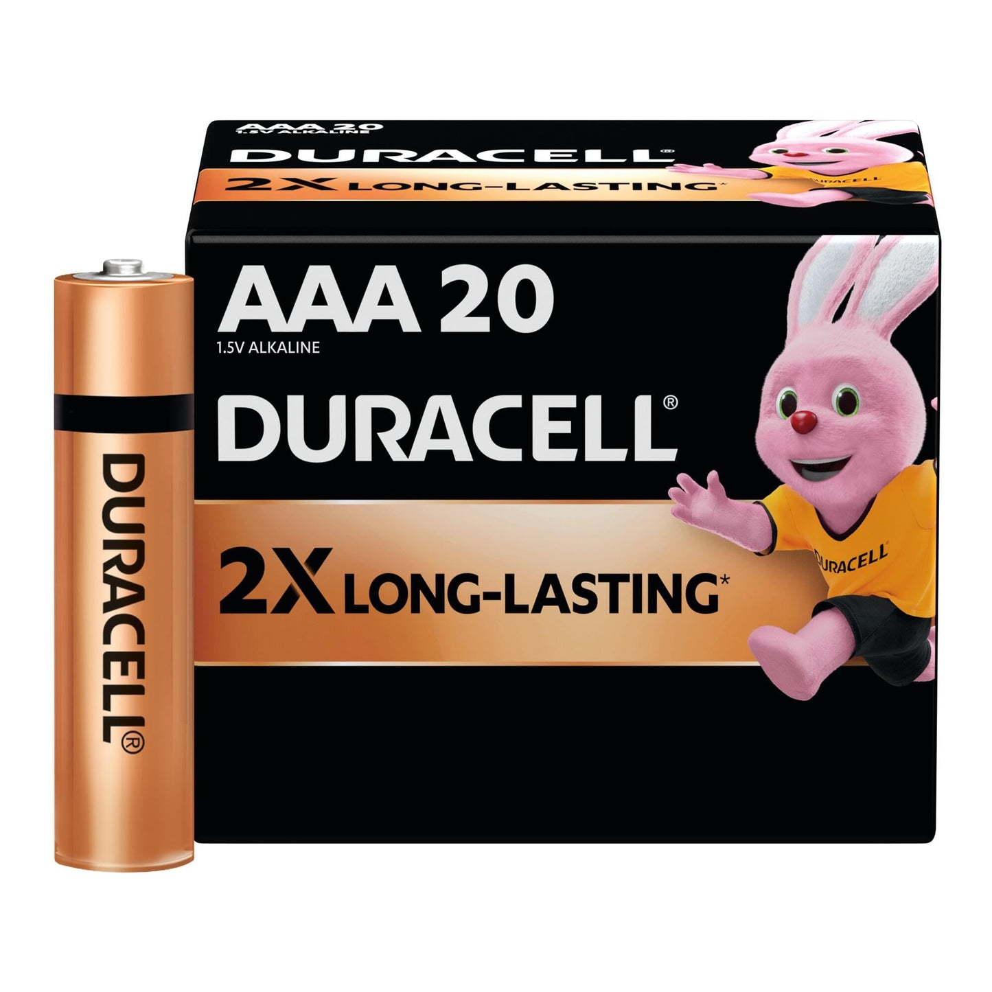 Duracell Alkaline AAA Battery, Pack of 10, Everyday Devices, Clock, Toy, Remote