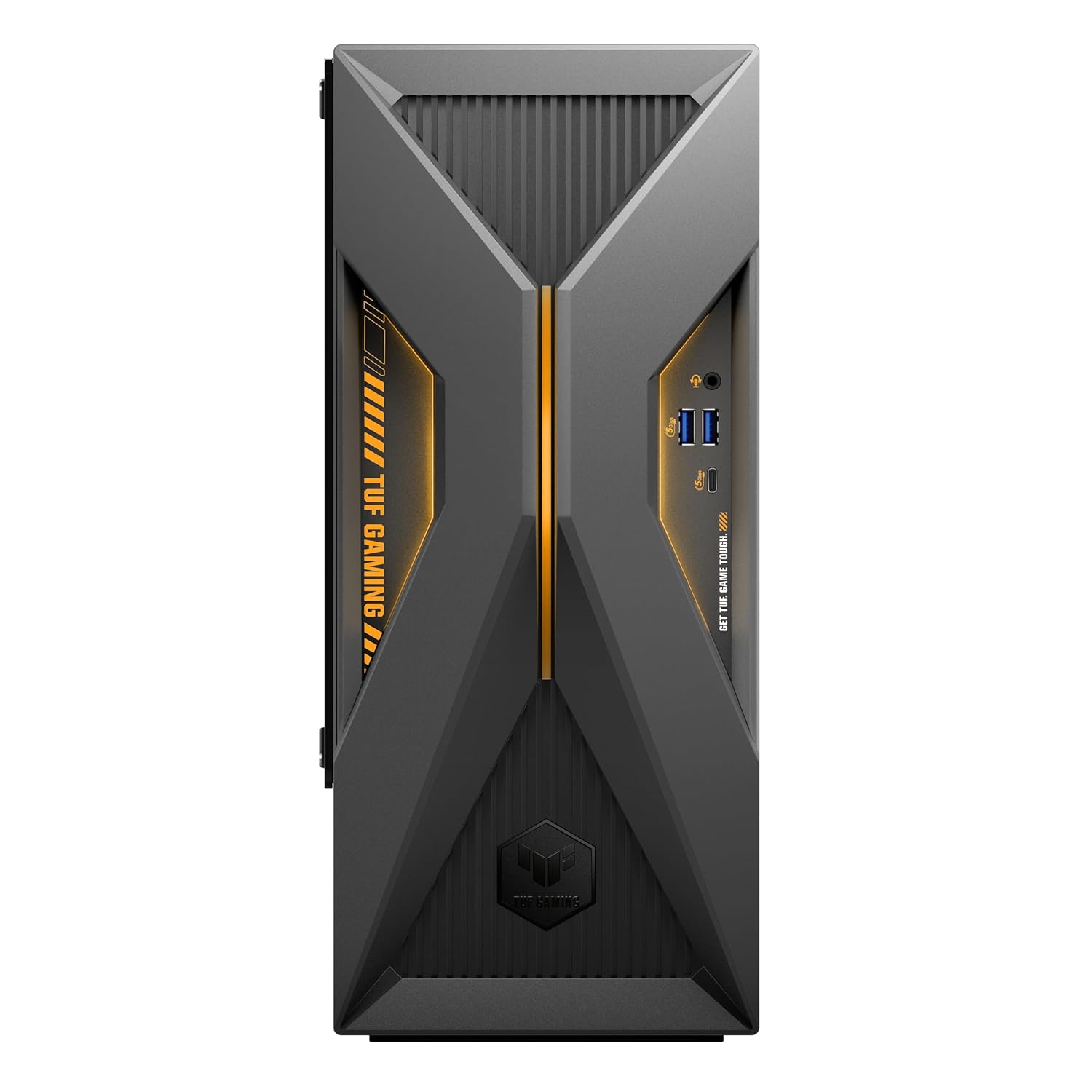 ASUS T500,13th Gen,Intel Core i5-13420H,Gaming Tower(RTX 3050-6GB/16GB RAM/1TB SSD/Windows 11/M365 Basic (1Year)*/Office Home 2024/with Gaming RGB Keyboard & Mouse(USB)/ Gray/5.9 Kg)T500MV-13420H022WS