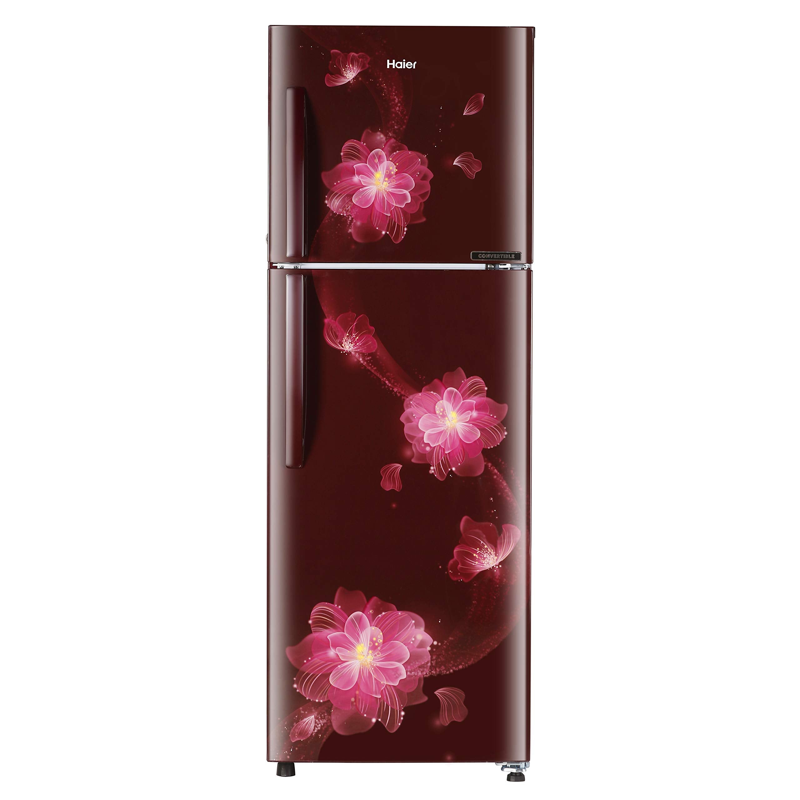 Haier 328 L, 3 Star, Convertible 10-in-1, Triple Inverter & Dual Fan Motor Technology, Frost Free Double Door Refrigerator (HEF-333GB-P, GE Black)