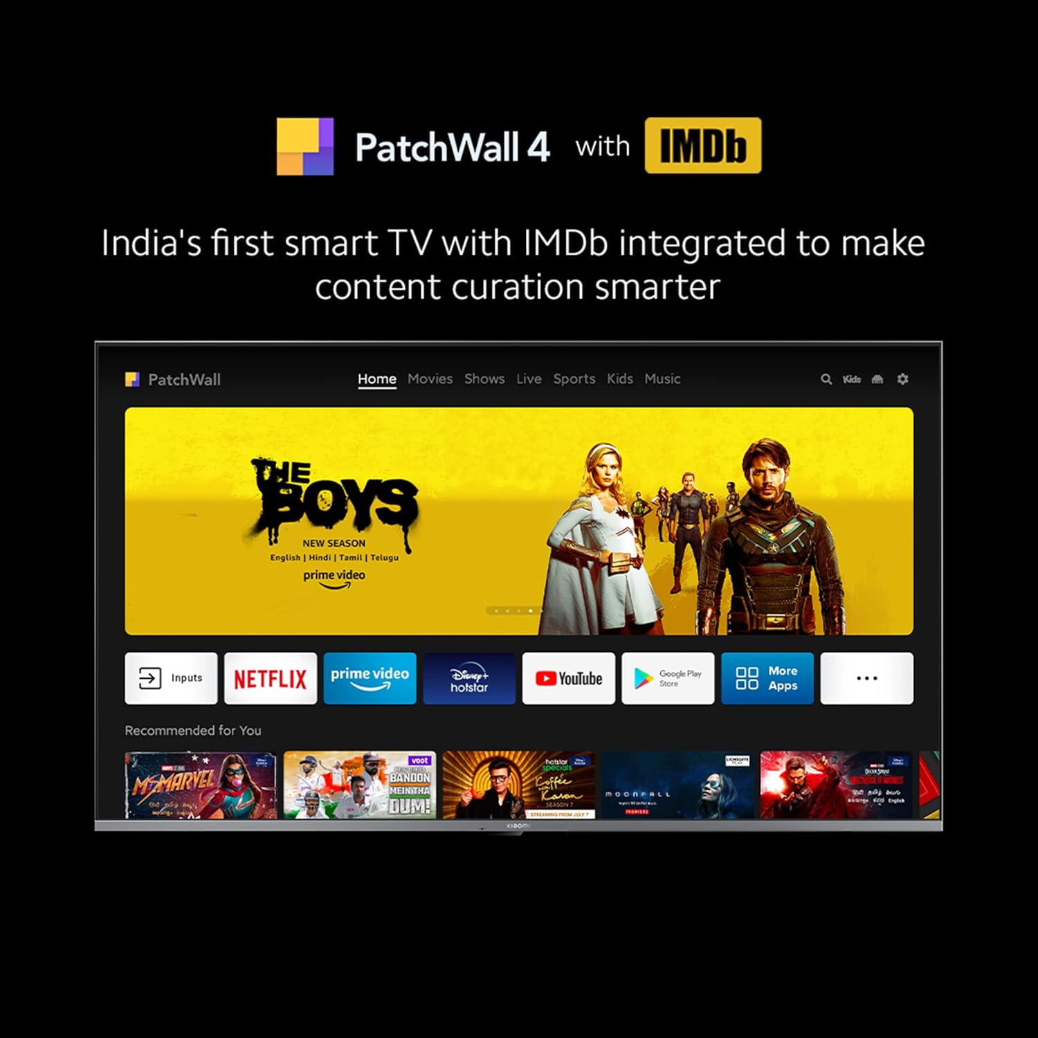 Mi 108 cm (43 inches) 5X Series 4K LED Smart Android TV with Dolby Vision & 30W Dolby Atmos (Grey)