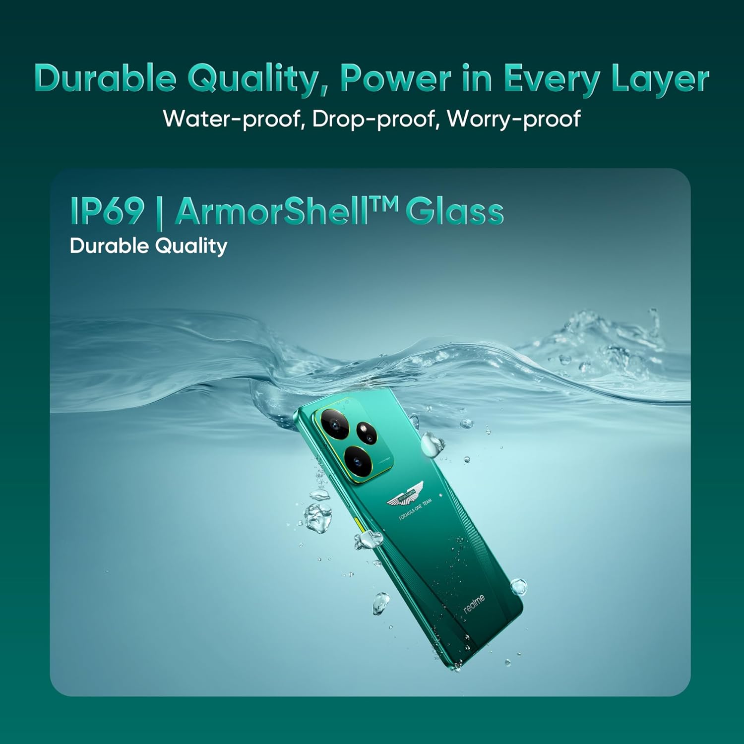 realme GT 7 Dream Edition (Aston Martin Green,16GB+512GB) | Co-Designed with Aston Martin Aramco F1 Team | India’s 1st MTK D9400e | Strongest Battery Combo 7000mAh+120W | AI 4K 120FPS Travel Camera