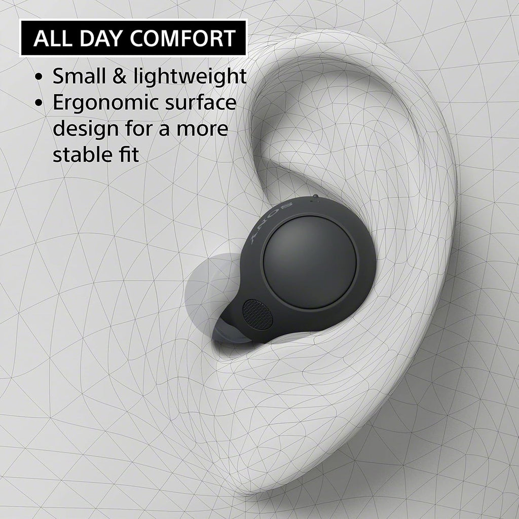 Sony WF-C700N Noise Cancellation Bluetooth Earbuds with Mic, TWS, Up to 20Hrs Battery, Adaptive Sound Control- Black