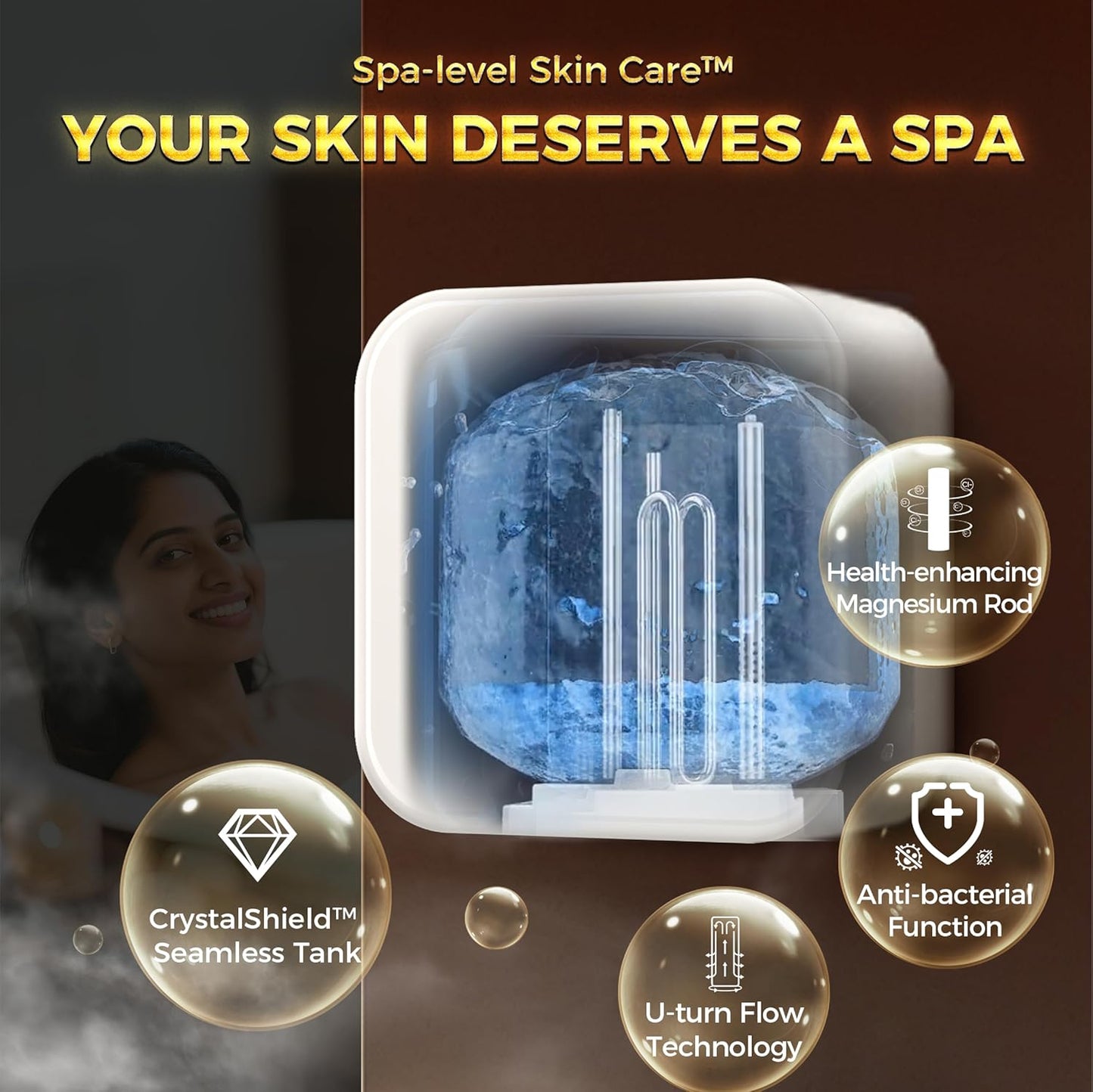 Haier S1 Water Geyser 15 Ltr, 5 Star Water Heater 15 Litre, Free Installation & Connection Pipes| Warranty 7 Yr on Tank| Shock Proof| BPS System| Glassline Tank| 11-Level Safety