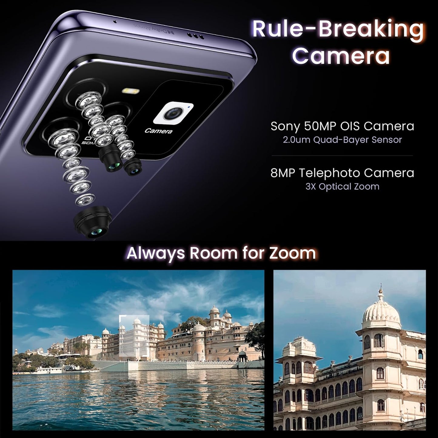 Lava Agni 3 5G (Pristine Glass, 8GB+128GB) | India's 1st dual AMOLED | Dimensity 7300X | 50MP Triple AI Camera | 66W Fast Charge,5000 mAh Battery | Clean UI | Free Replacement @ Home | Without Charger