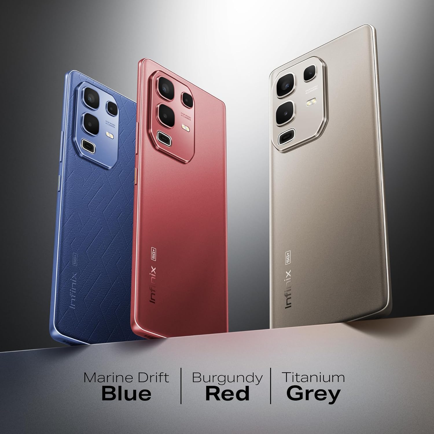 Infinix Note 50s 5G+ (Titanium Grey, 6GB RAM, 128GB Storage) | MediaTek D7300 Ultimate | 5500mAH Battery, Dual Speakers by JBL, 144Hz AMOLED Display