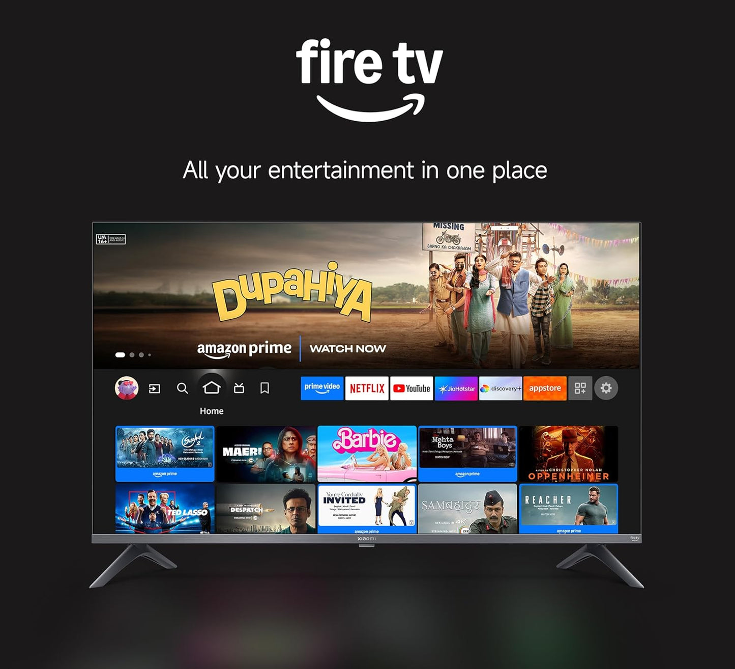 Xiaomi 138 cm (55 inch) FX Ultra HD 4K Smart LED Fire TV L55MB-FIN