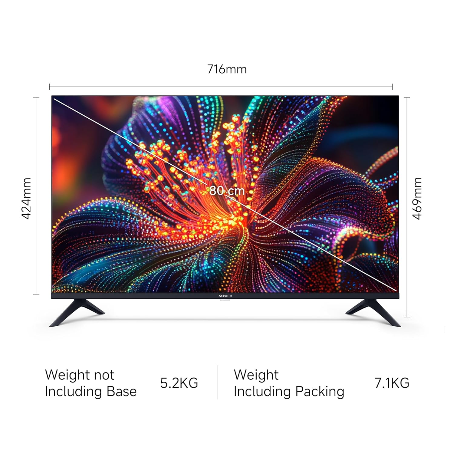 Xiaomi 80 cm (32 inch) A HD Ready Smart Google LED TV L32MB-AIN
