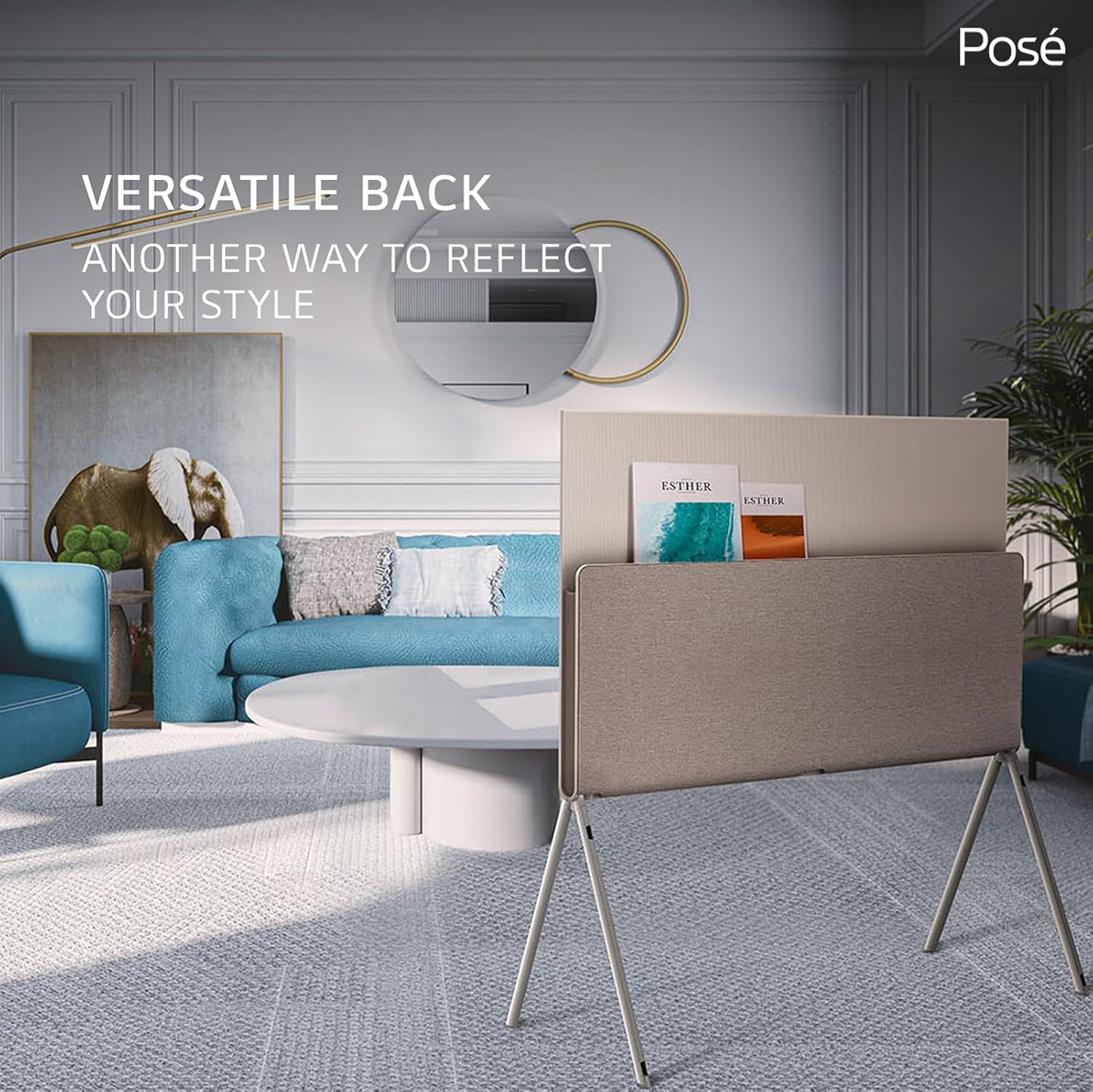 LG 139 cms (55 inches) Objet Collection LX1 Posé Series 4K Ultra HD Smart OLEDevo TV 55LX1QPSA (Beige)