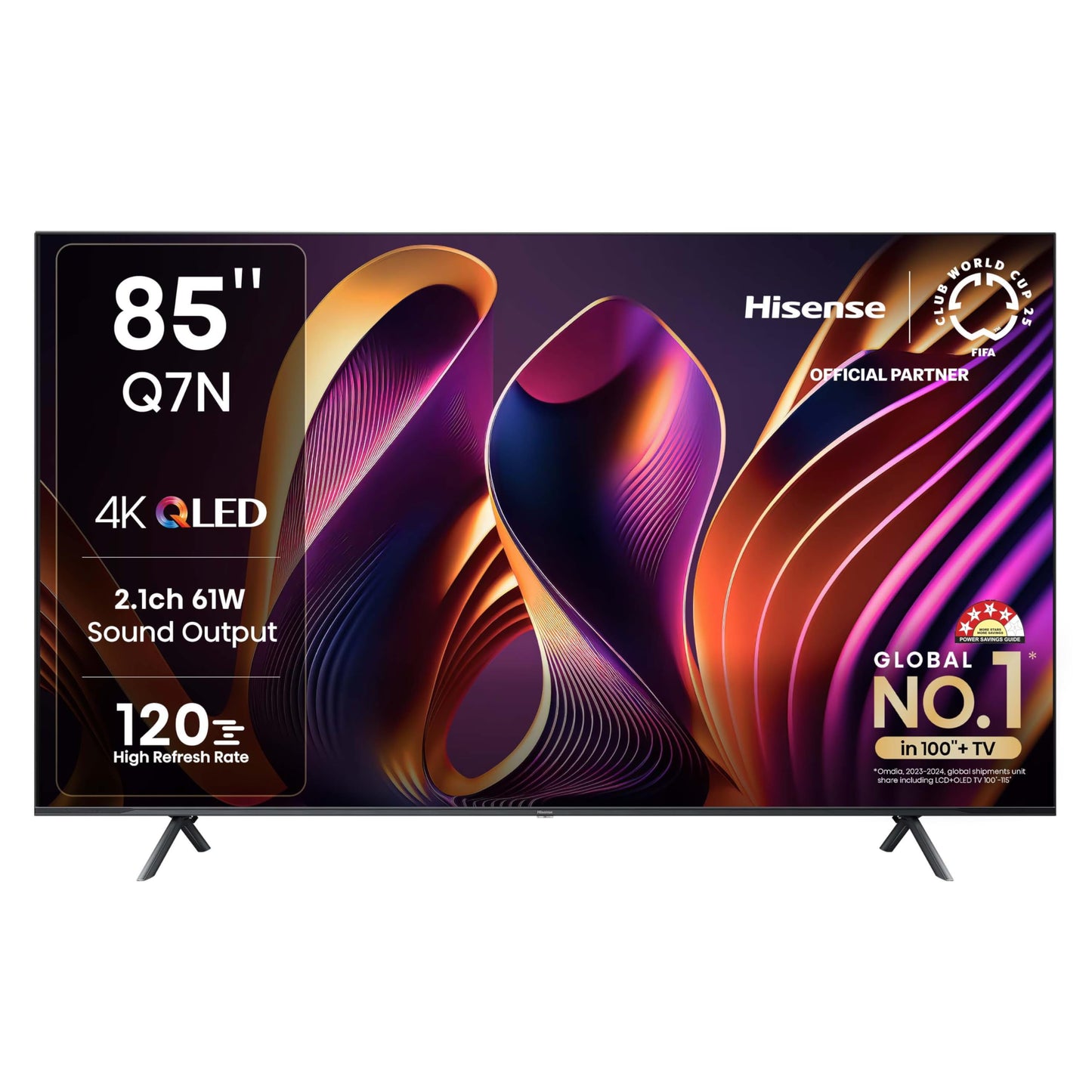 Hisense 164 cm (65 inches) E7Q PRO Series 4K Ultra HD Smart QLED TV 65E7Q PRO