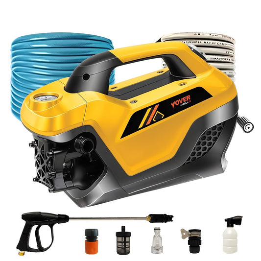 IBELL YO2800 High Pressure Car Washer for Home & Bike Cleaning, 2800W Induction Motor, 240 Bar, 12 L/min Flow, Portable Power Washer with 8M Hose & Spray Gun