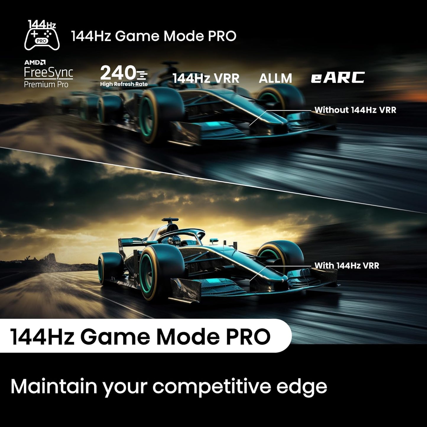 Hisense 139 cm (55 inches) U7N Series 4K Ultra HD Smart QLED Mini LED TV 55U7N (Black)