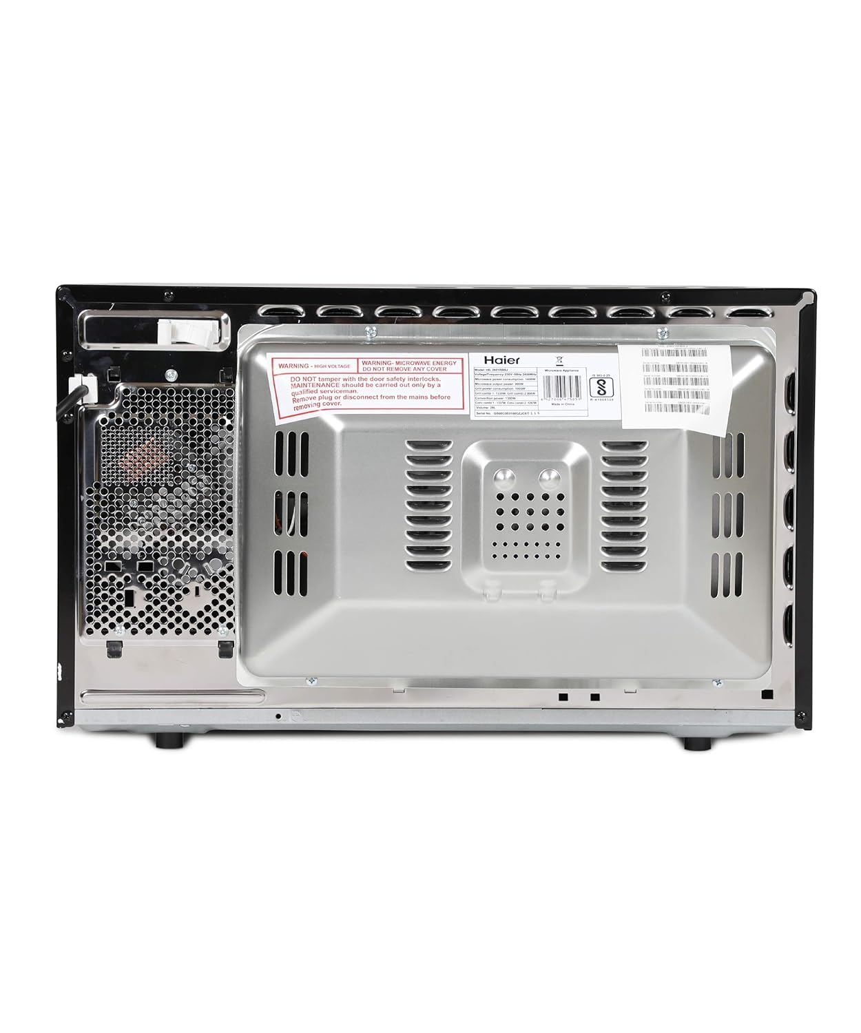 Haier HIL2801RBSJ 28L Convection Microwave Oven (Black, Rotisserie Function)