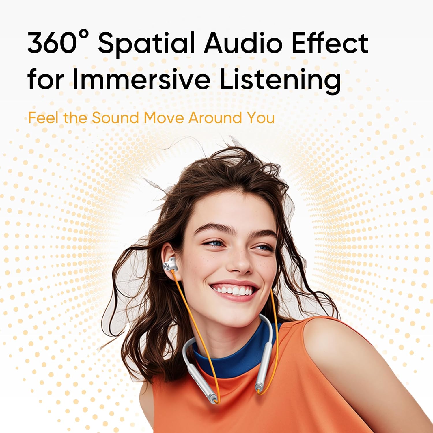 realme Buds Wireless 5 ANC in Ear Bluetooth Headphones,50dB ANC, 13.6mm Dynamic Bass Driver,360? Spatial Audio,45ms Low Latency,Upto 38hrs Playback,IP55 Rating,Dual Device Connection (Dawn Silver)