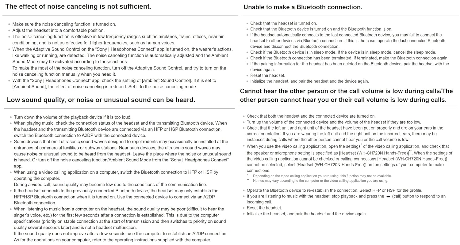 Sony WH-CH720N Active Noise Cancellation Wireless Bluetooth Over Ear Headphones with Mic, Adaptive Sound Control, Quick Charge, Up to 35Hrs Battery, Customized EQ- Black