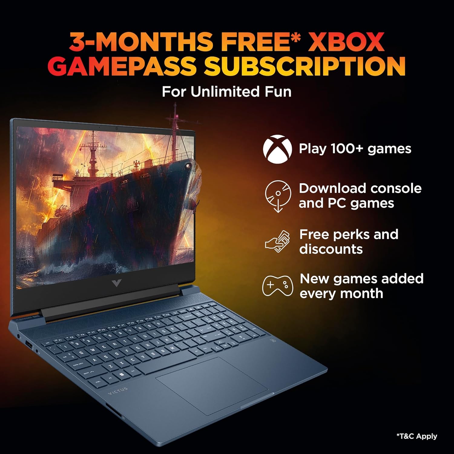 HP Smartchoice Victus, 13th Gen Intel Core i5-13420H Processor, 4GB RTX 3050, Upgrade(Upto 32GB) 16GB DDR4, 512GB SSD, FHD, 144Hz, IPS, 15.6’’/39.6cm, Win11, Office24, Blue, 2.29kg, fa2190TX Laptop