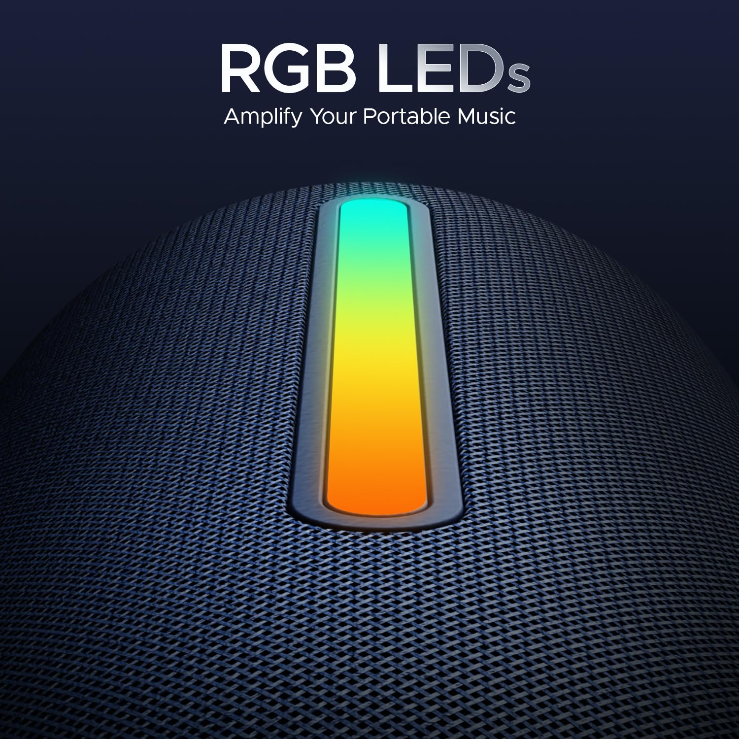 boAt Stone 352 Pro/Stone 358 Pro w/ 14W Signature Sound, Up to 12 Hours Playback, RGB LEDs, TWS Feature, Built-in Mic, BTv5.3, AUX Port, IPX5 & Type-C Interface Bluetooth Speaker(Vibing Blue)