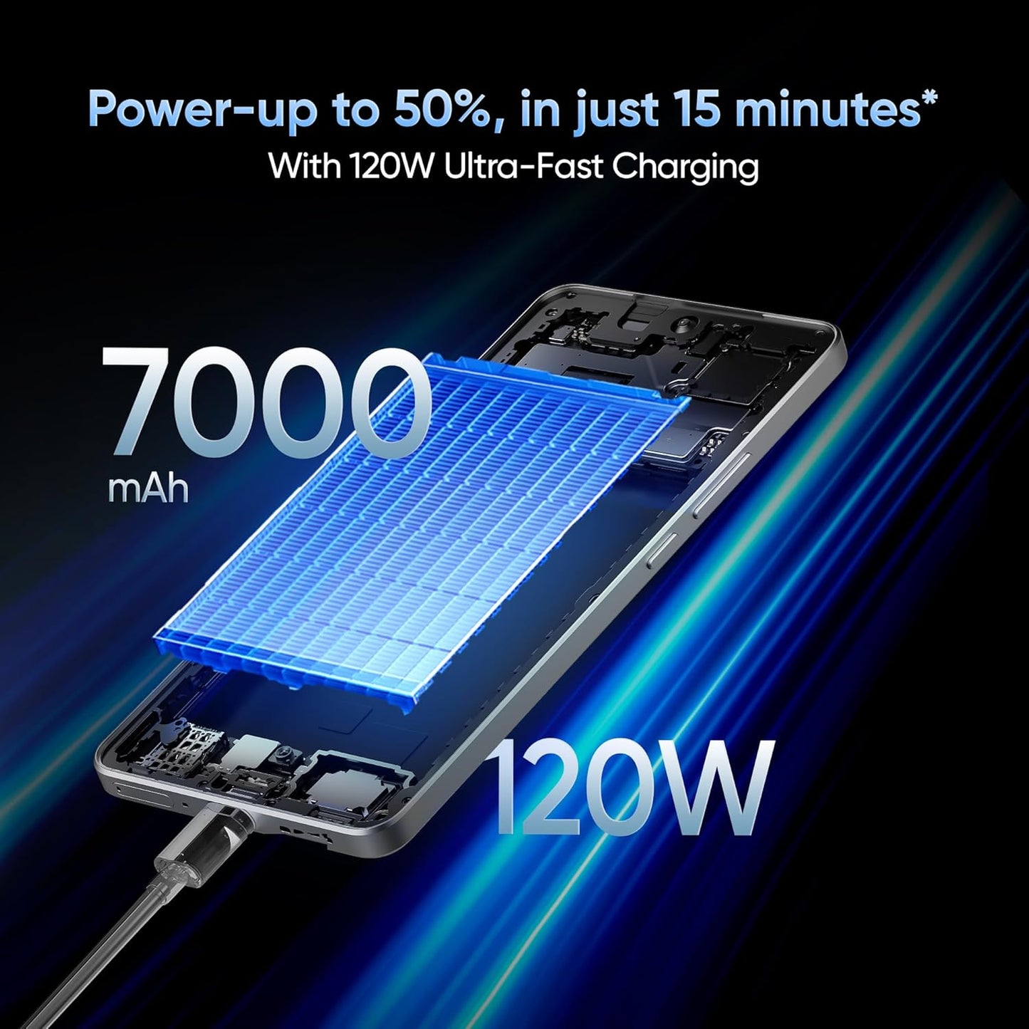 realme GT 7T (Racing Yellow,8GB+256GB) | MediaTek D8400 MAX | Strongest Battery Combo 7000mAh + 120W | AI 4K 60FPS Travel Camera | 360° Cooling IceSense Design with Graphene | 6000 nits Display