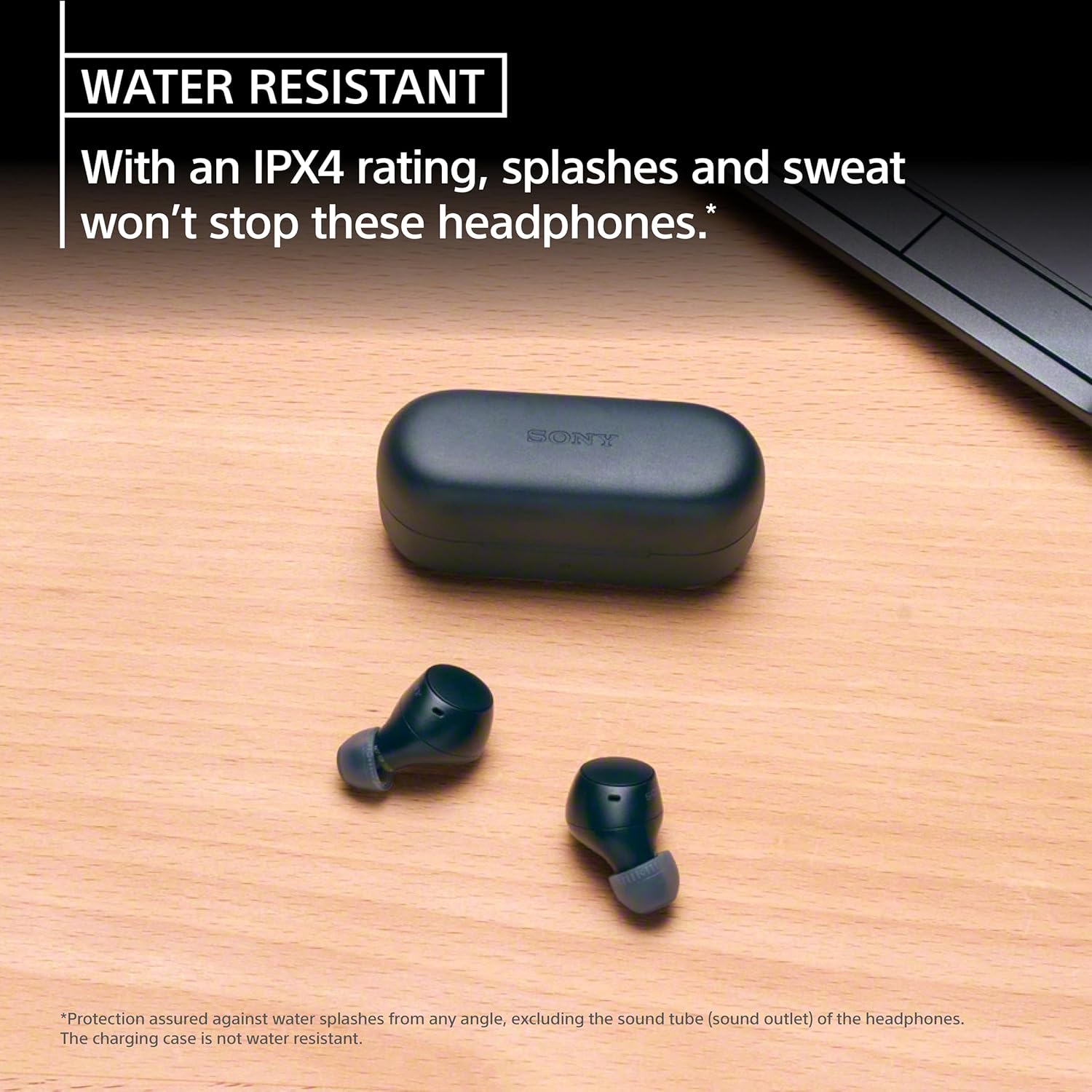 Sony WF-C510 Wireless Bluetooth Earbuds with Mic, TWS, in Ear, Ambient Sound Mode, Small and Comfortable, IPX4, Quick Charge, Multipoint Connectivity, Customized EQ, Up to 22 Hours Battery- Black